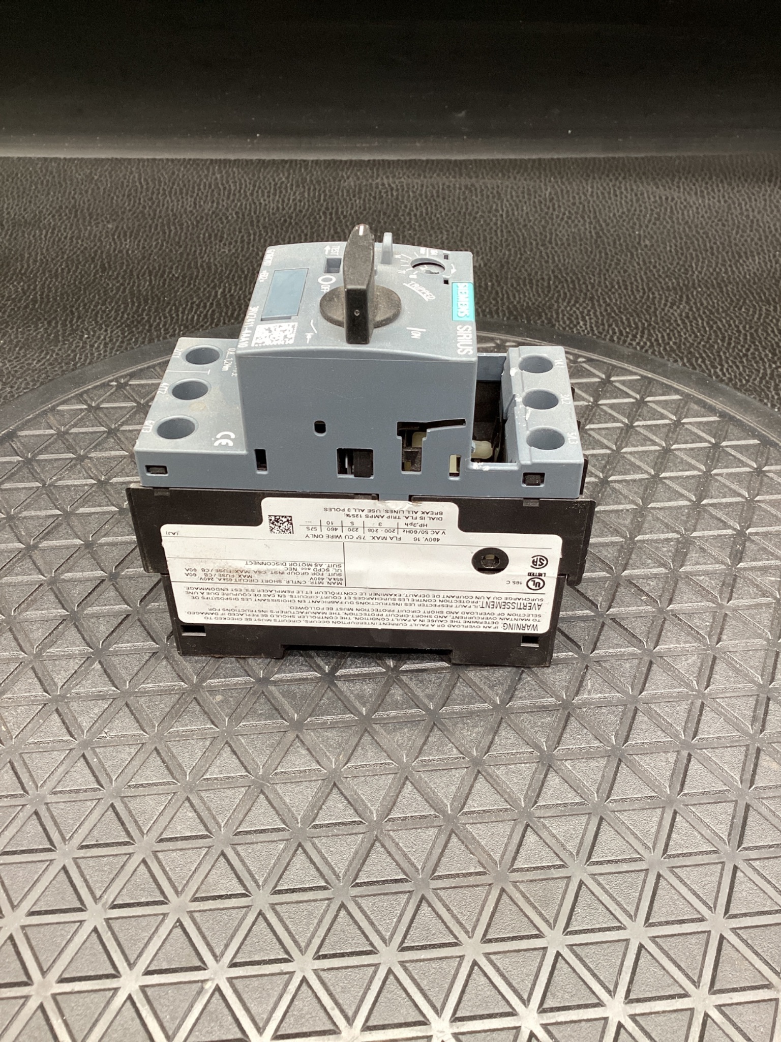 Siemens 3RV2411-4AA10 SIRIUS Motor Protection Circuit Breaker 11-16A USED 0