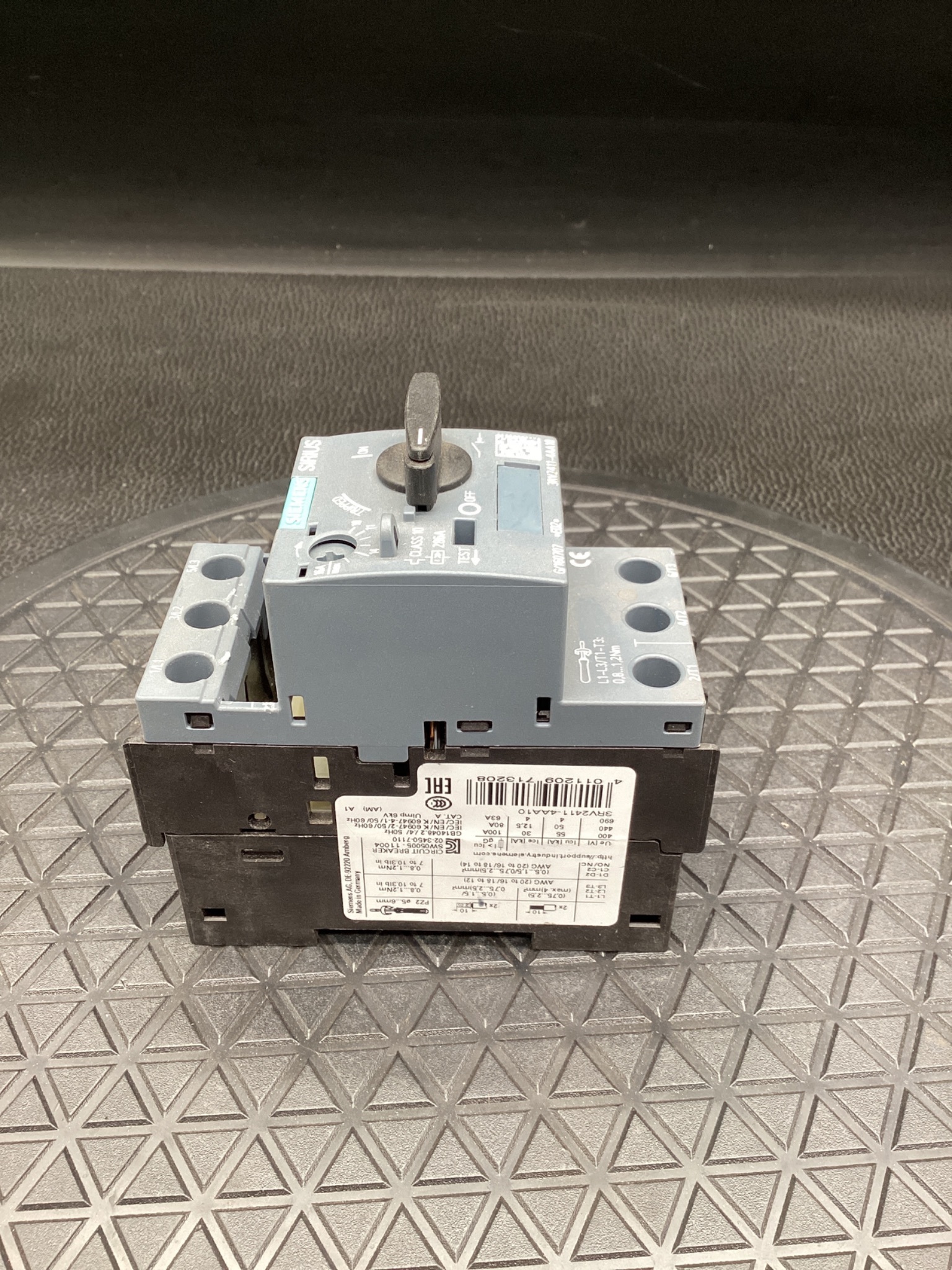Siemens 3RV2411-4AA10 SIRIUS Motor Protection Circuit Breaker 11-16A USED 1