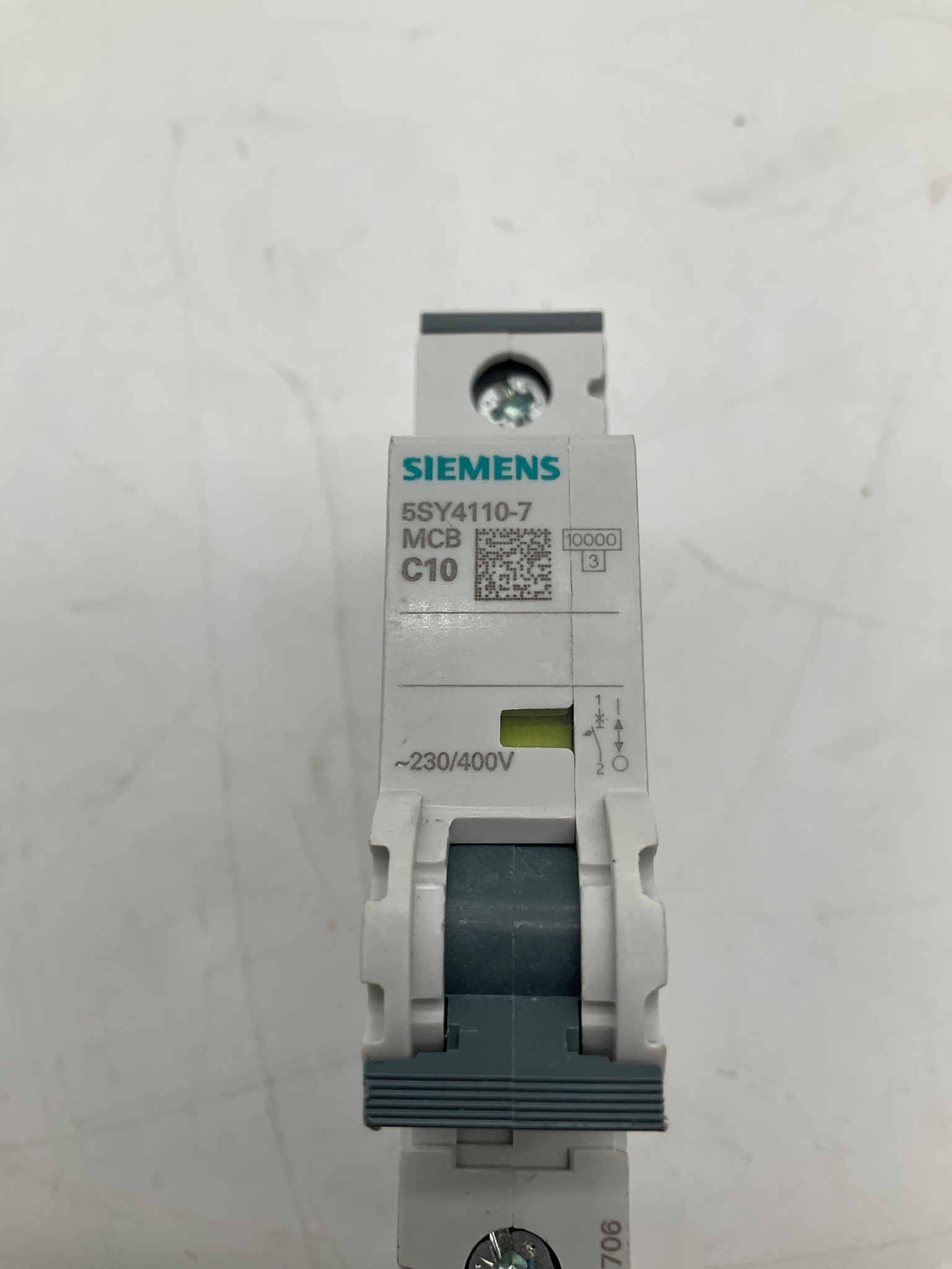 Siemens 5SY4110-7 Miniature Circuit Breaker C10 1-Pole USED 4
