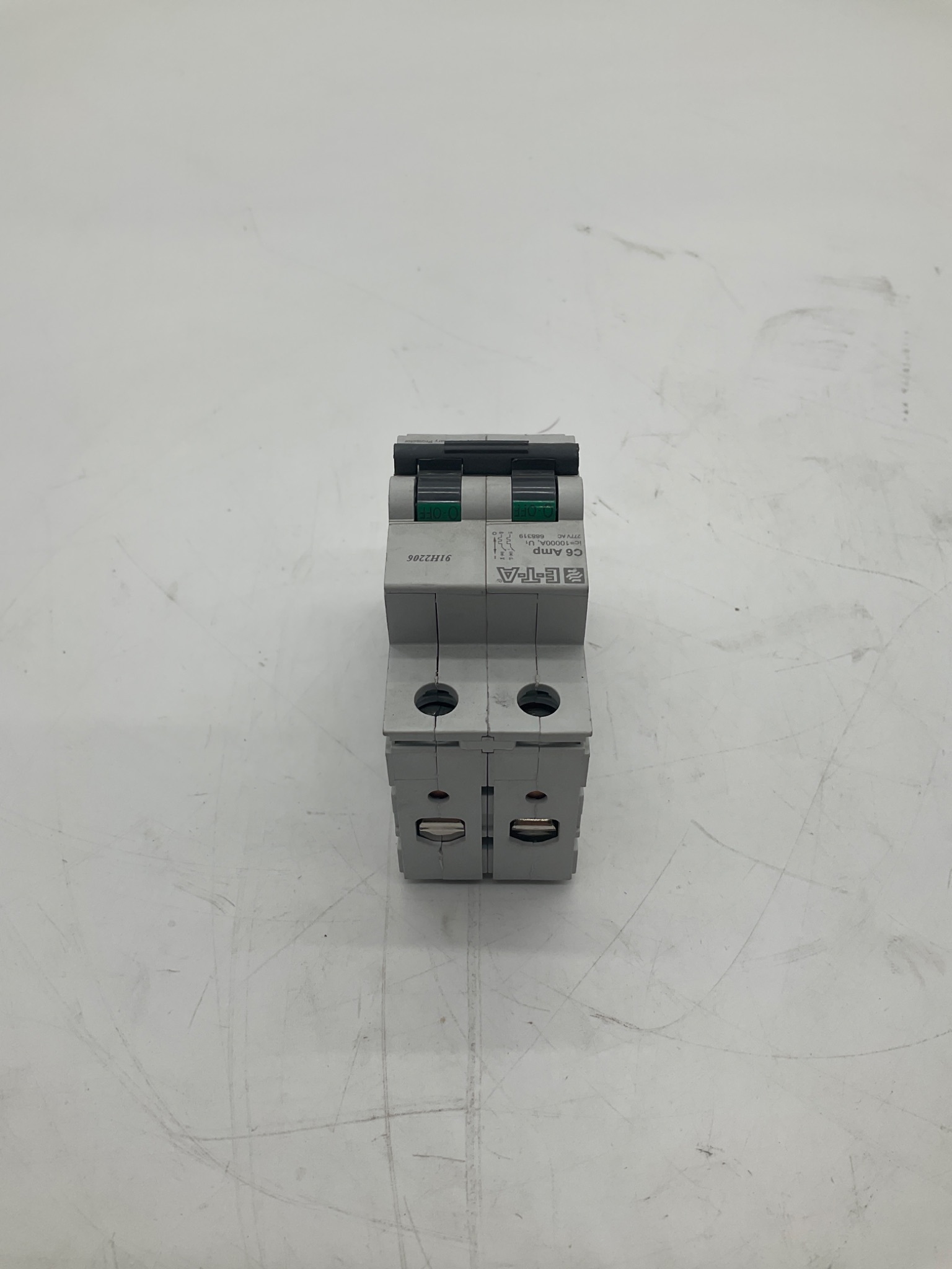 ETA 6PCH3116894893 Supplementary Protector C6A 2-Pole USED 3
