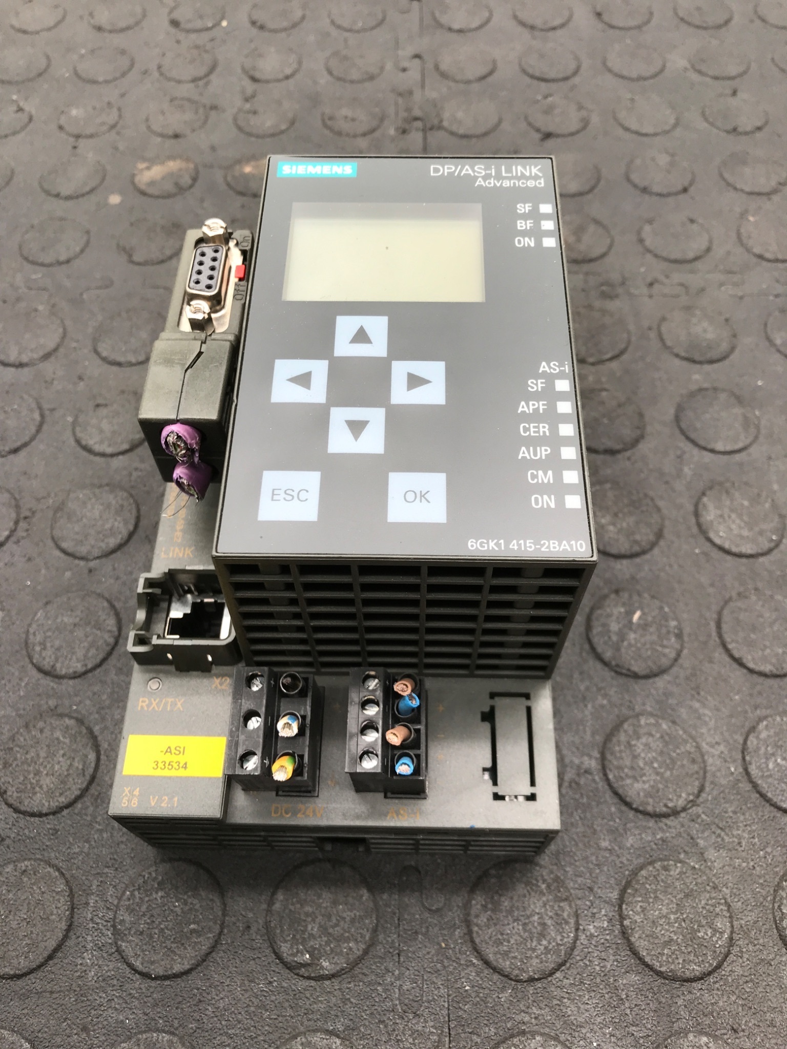 SIEMENS 6GK1415-2BA10 DP/AS-i LINK Advanced Gateway USED 0