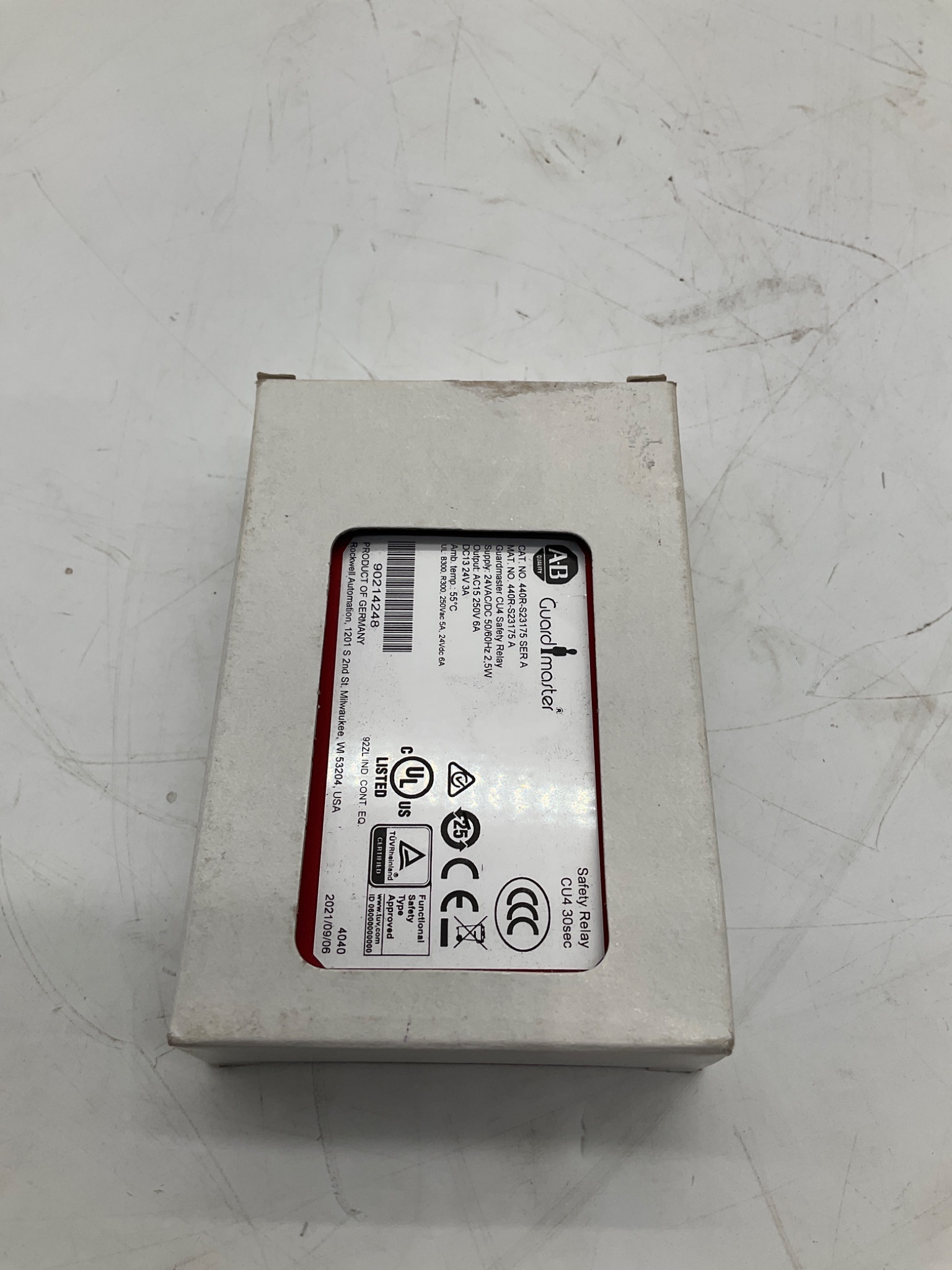 Allen-Bradley 440R-S23175 Guardmaster CU4 Safety Relay 30 Sec NEW 2