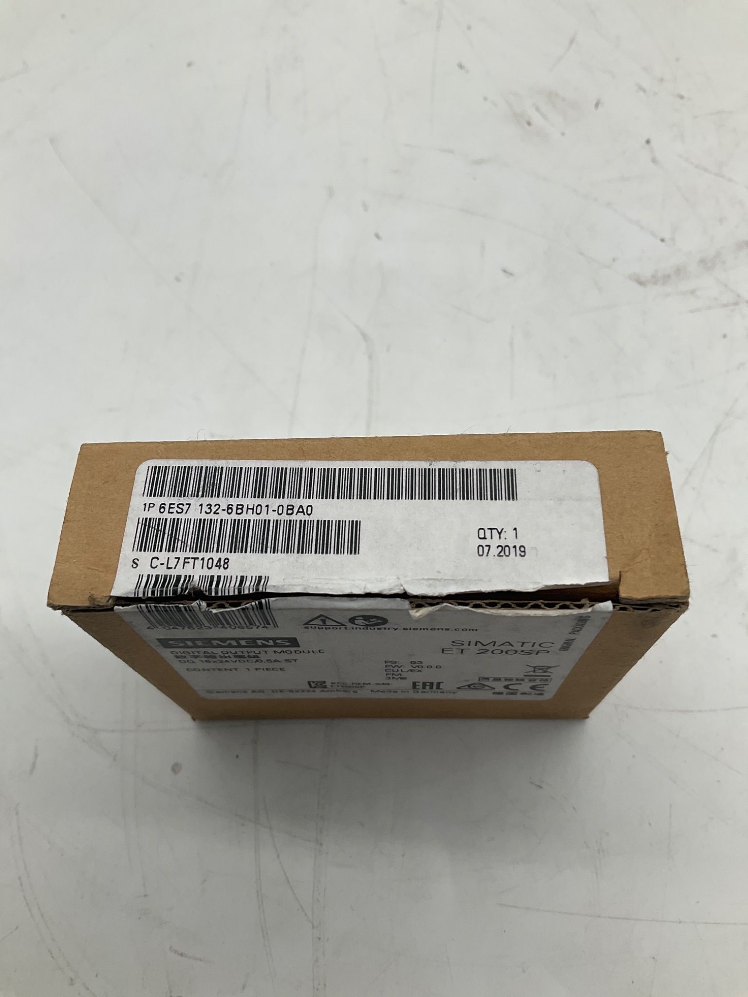 Siemens 6ES7 132-6BH01-0BA0 SIMATIC ET 200SP Digital Output Module NEW 1