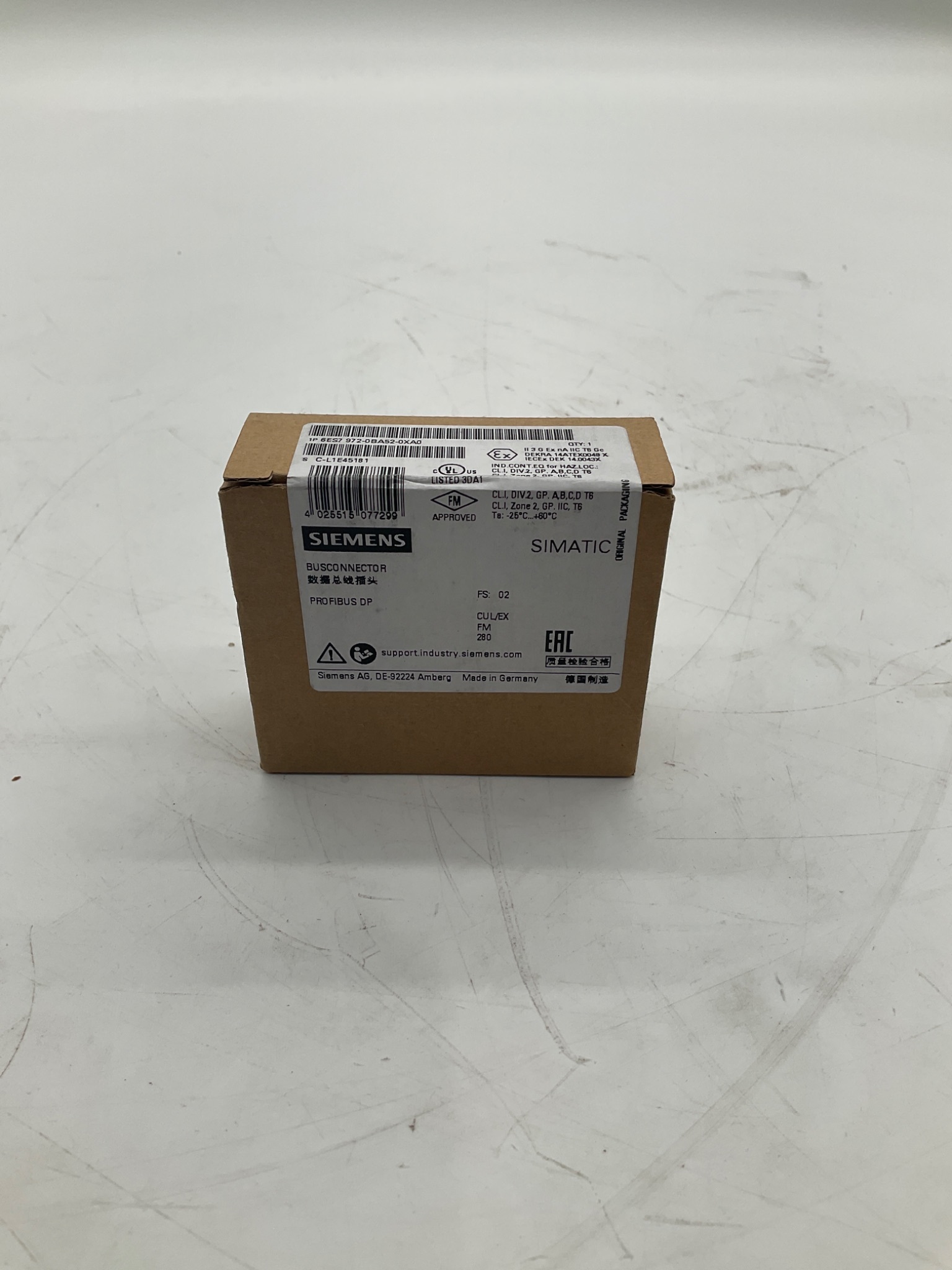 Siemens 6ES7 972-0BA52-0XA0 SIMATIC BusAdapter BA 2xRJ45 NEW 0