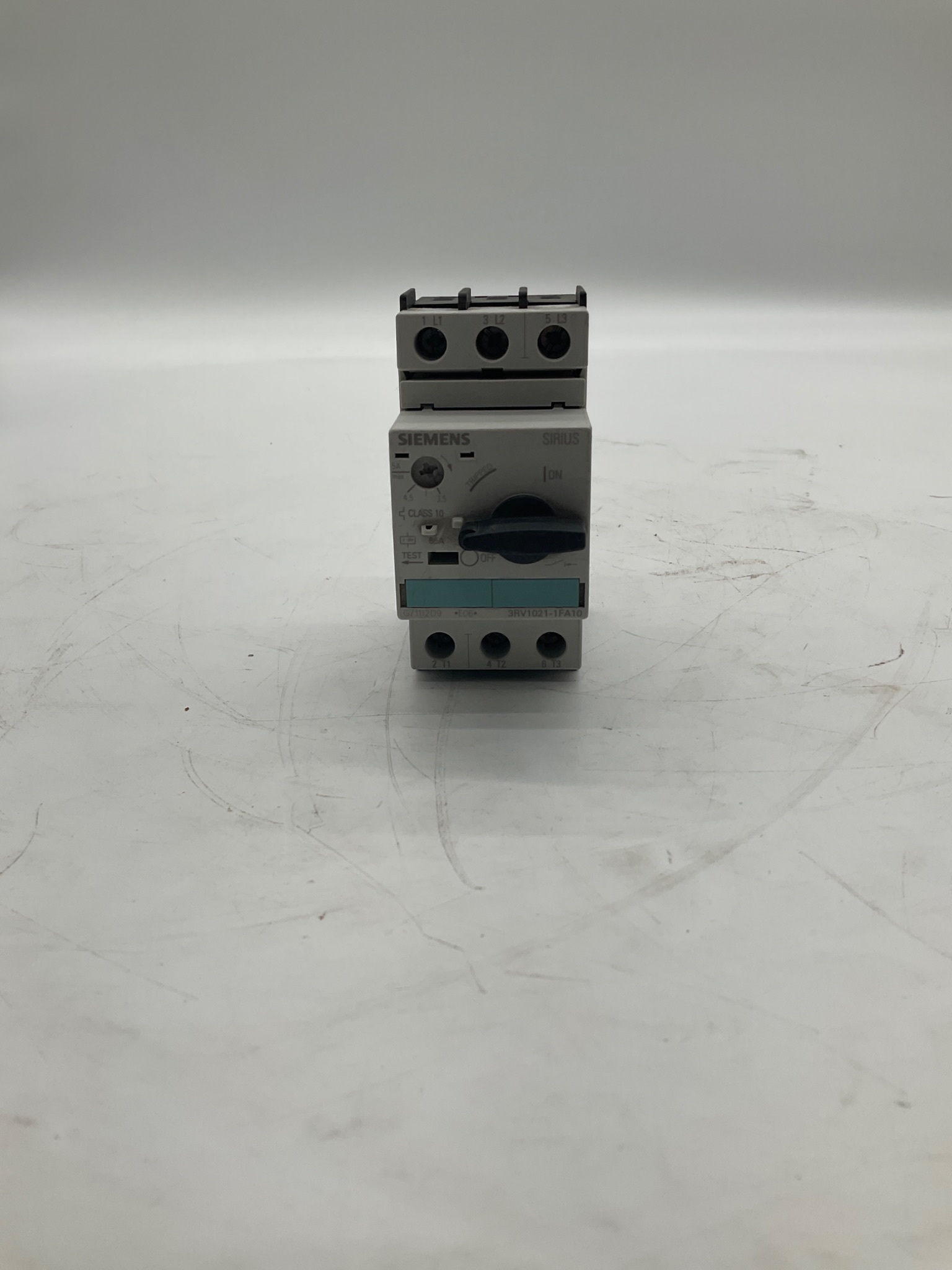 Siemens 3RV1021-1FA10 SIRIUS Motor Protection Circuit Breaker 4.5-6.3A USED 0