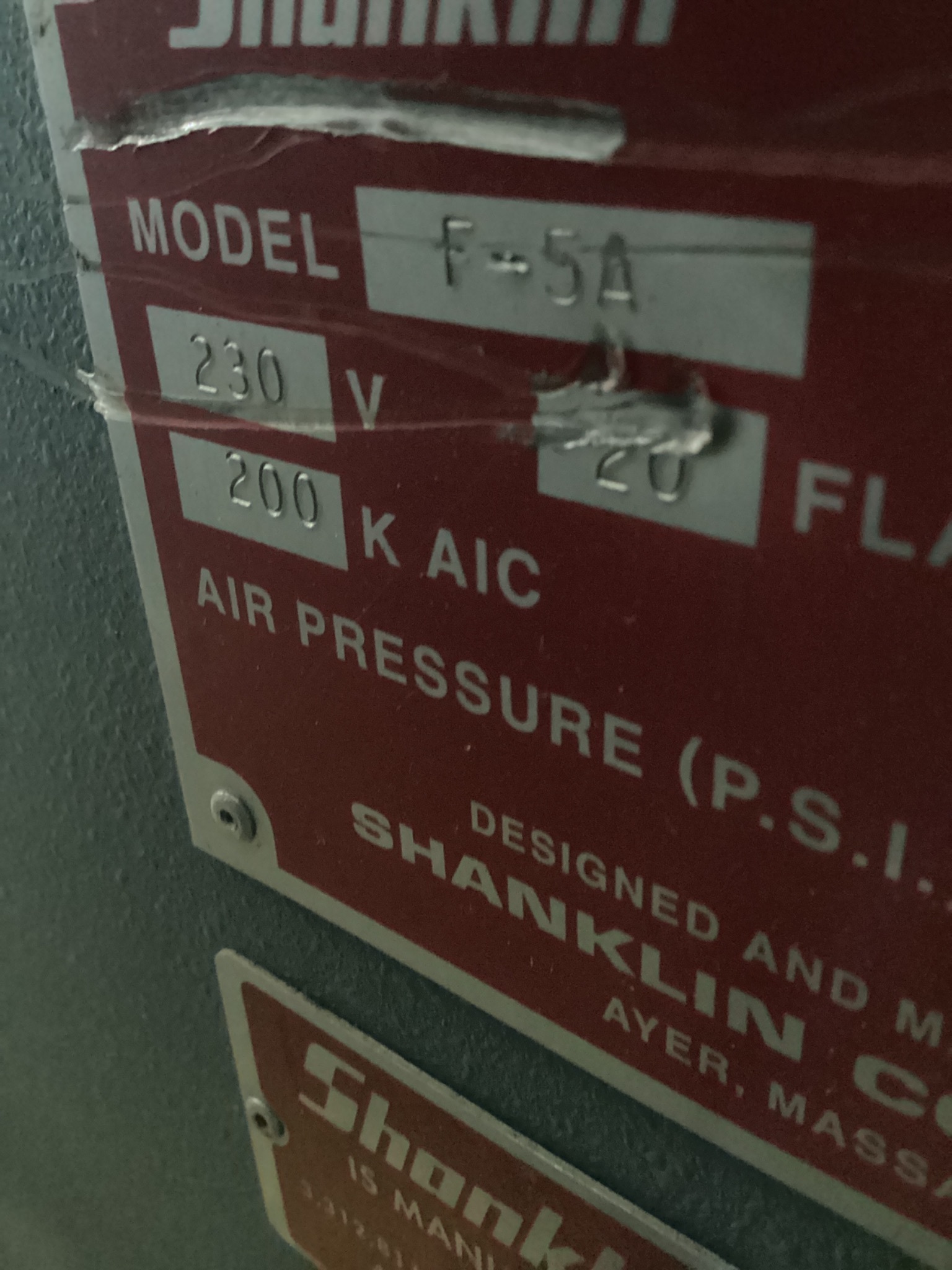 SHANKLIN F-5A Automatic L-Sealer USED 8