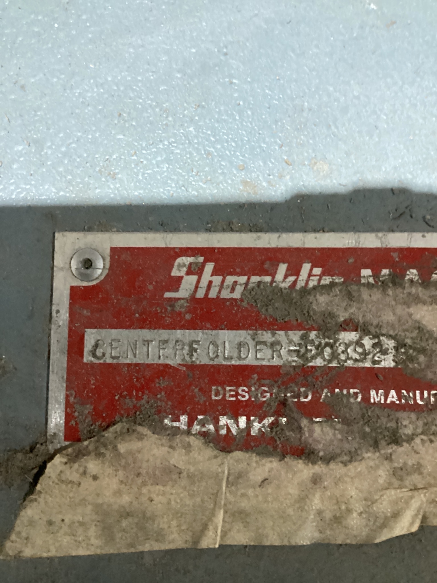 SHANKLIN F0392 Centerfolder USED 3