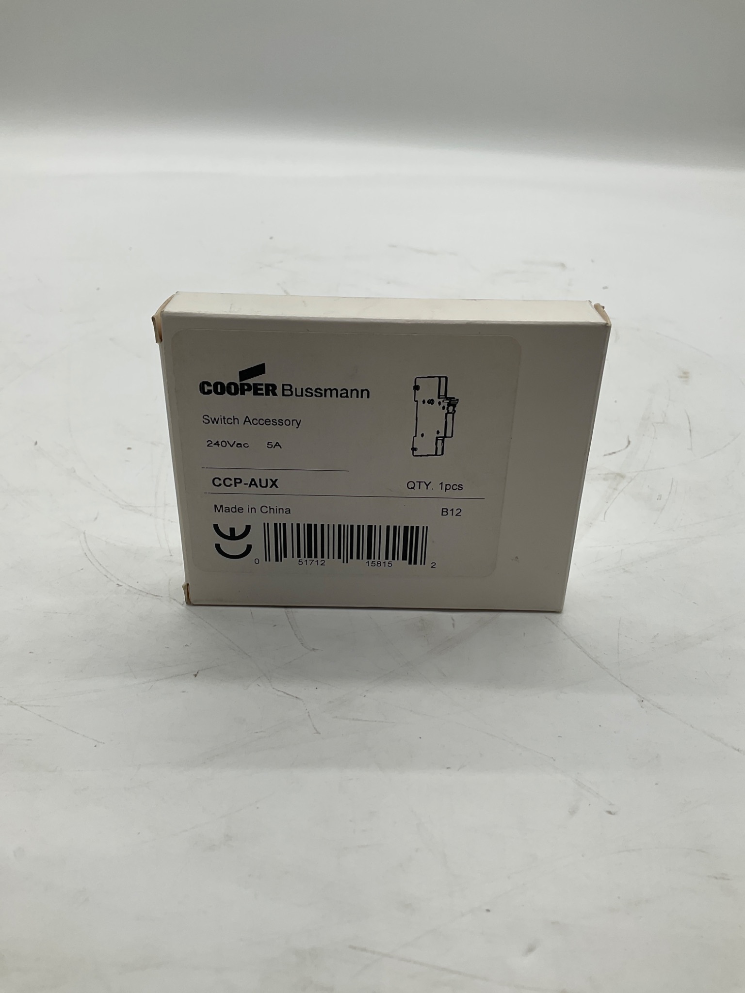 COOPER BUSSMANN CCP-AUX Auxiliary Contact Block NEW 0