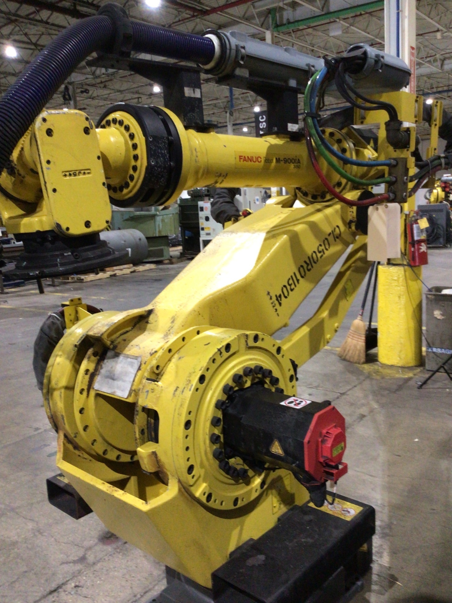 FANUC M-900iA/350 Complete With R-30iA Controller & WTC 6005 Weld Control USED 3