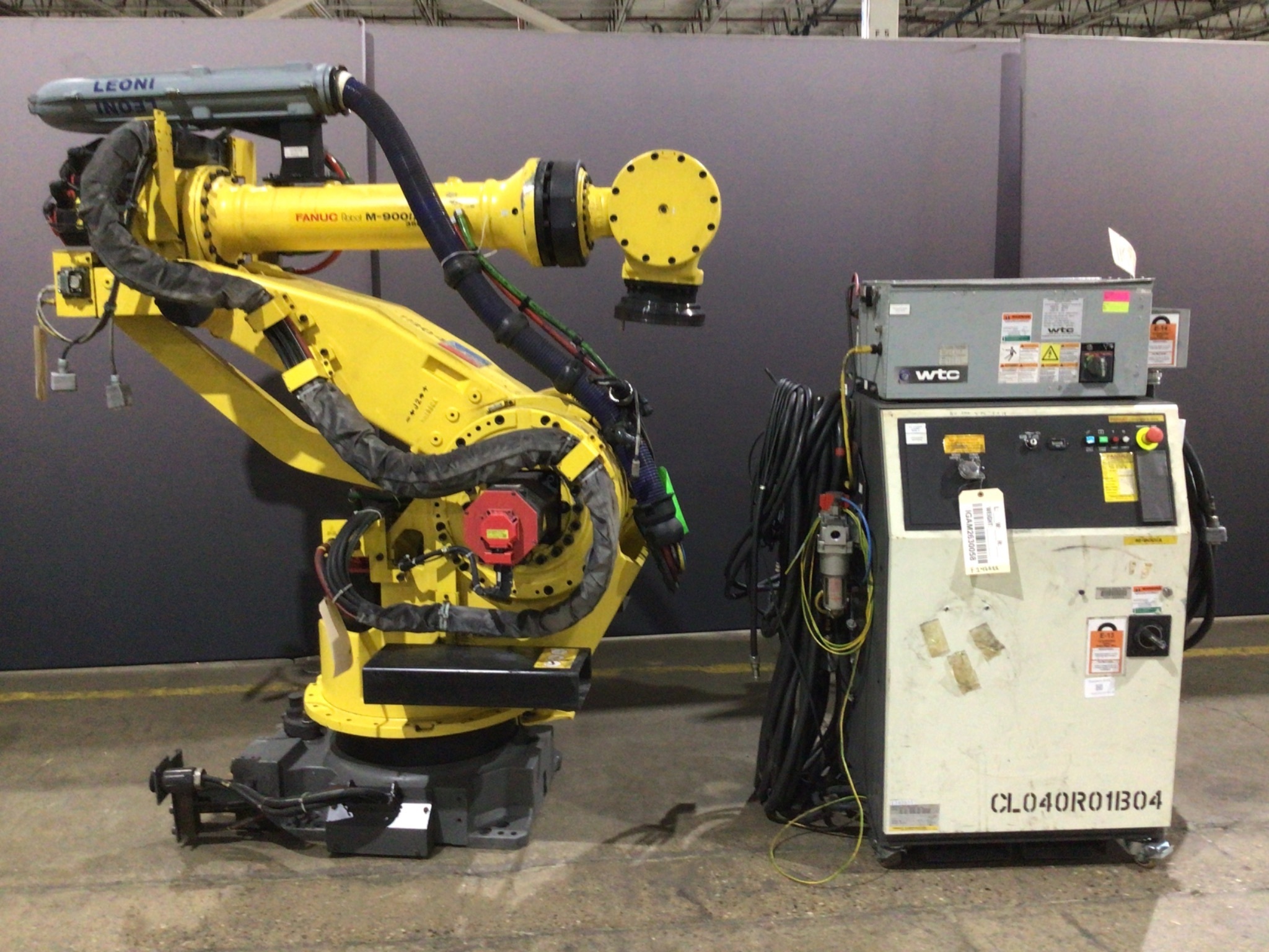 FANUC M-900iA/350 Complete With R-30iA Controller & WTC 6005 Weld Control USED 0
