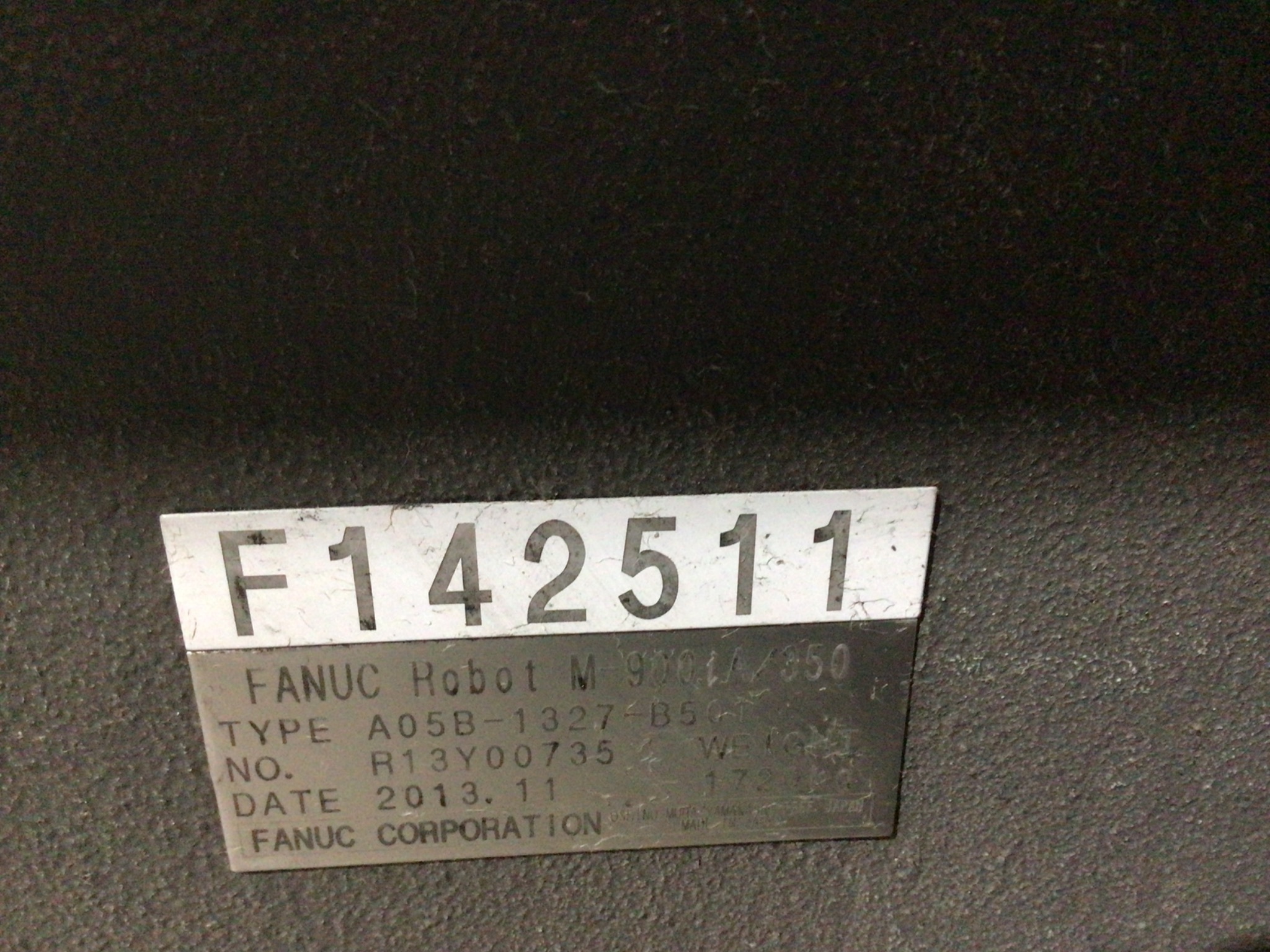 FANUC M-900iA/350 Complete With R-30iA Controller & WTC 6005 Weld Control USED 5