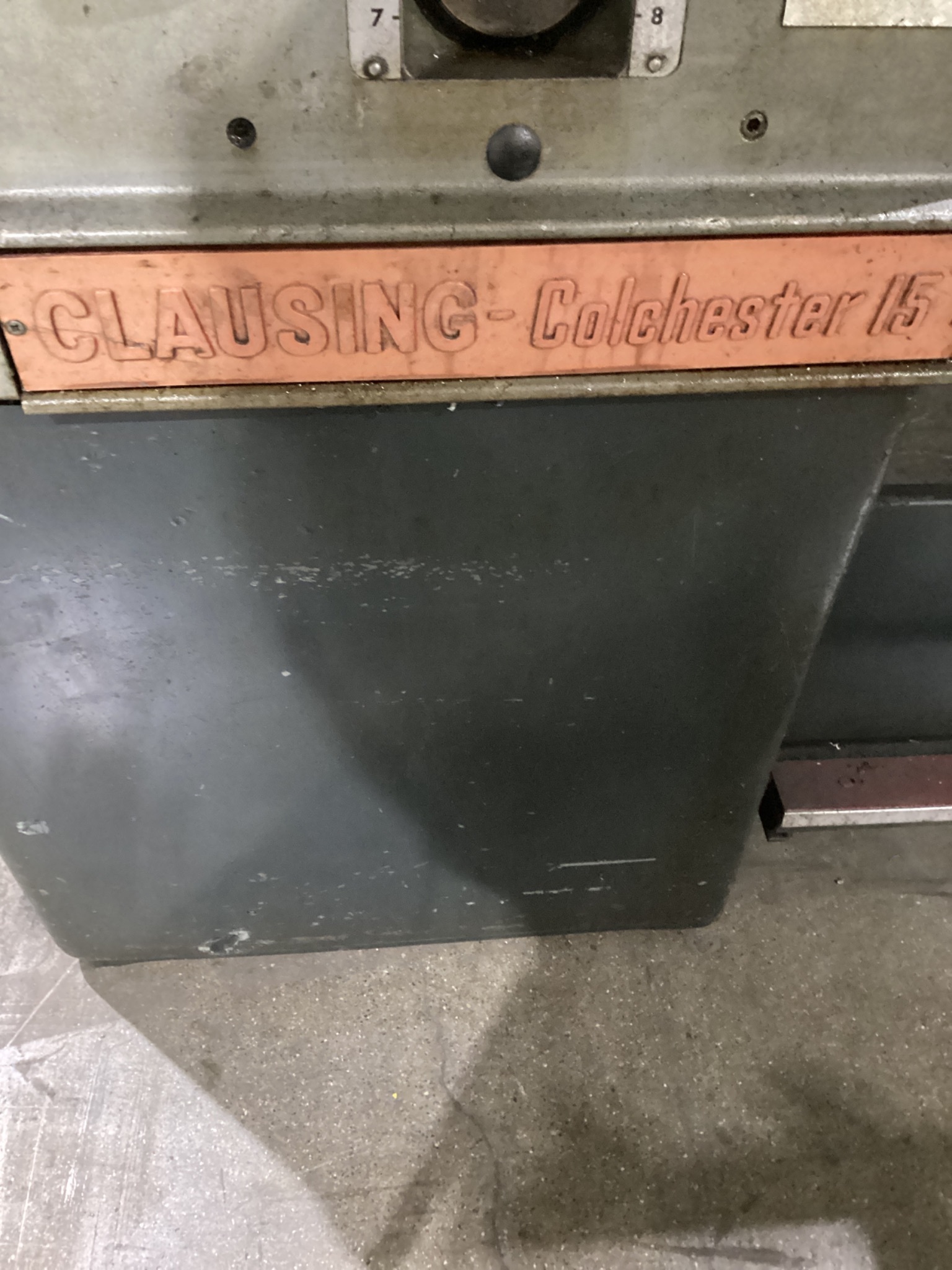 CLAUSING COLCHESTER 15 Mark 2 Engine Lathe USED 1