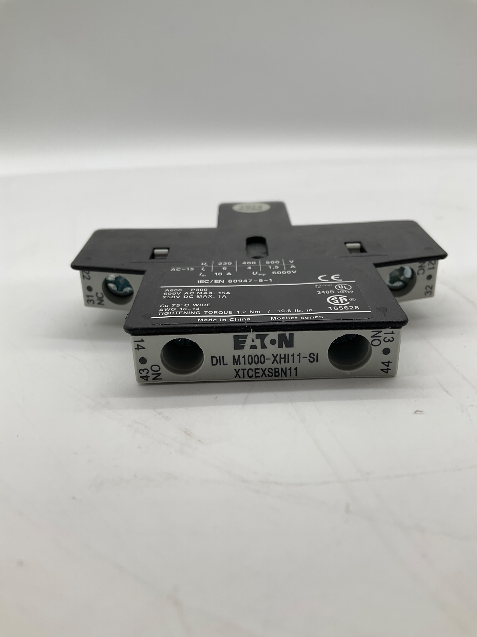 EATON DILM1000-XHI11-SI XTCEXSBN11 Auxiliary Contact Module 1NO 1NC NEW 1