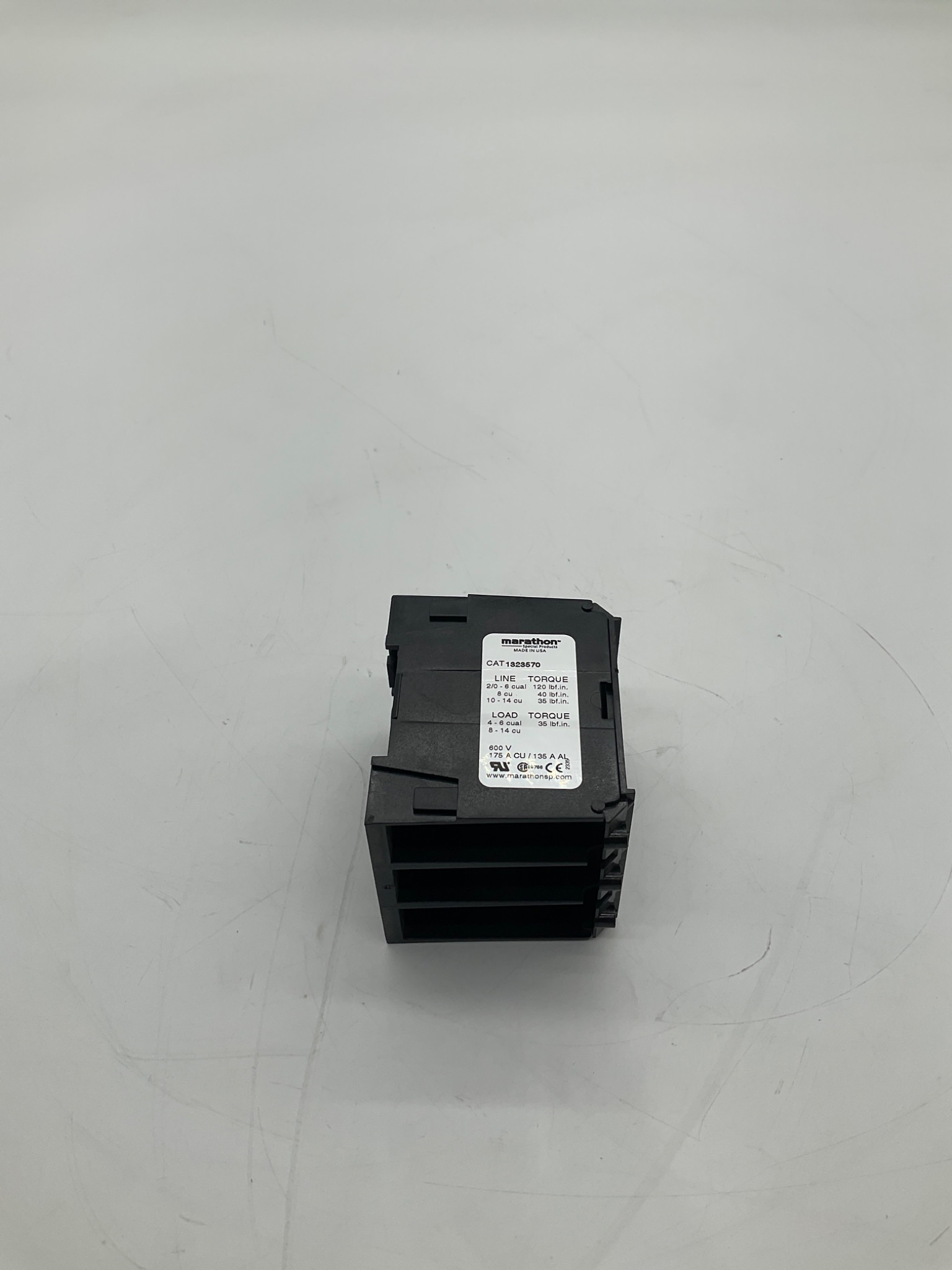 MARATHON 1323570 Power Distribution Block 175A 600V NEW 2