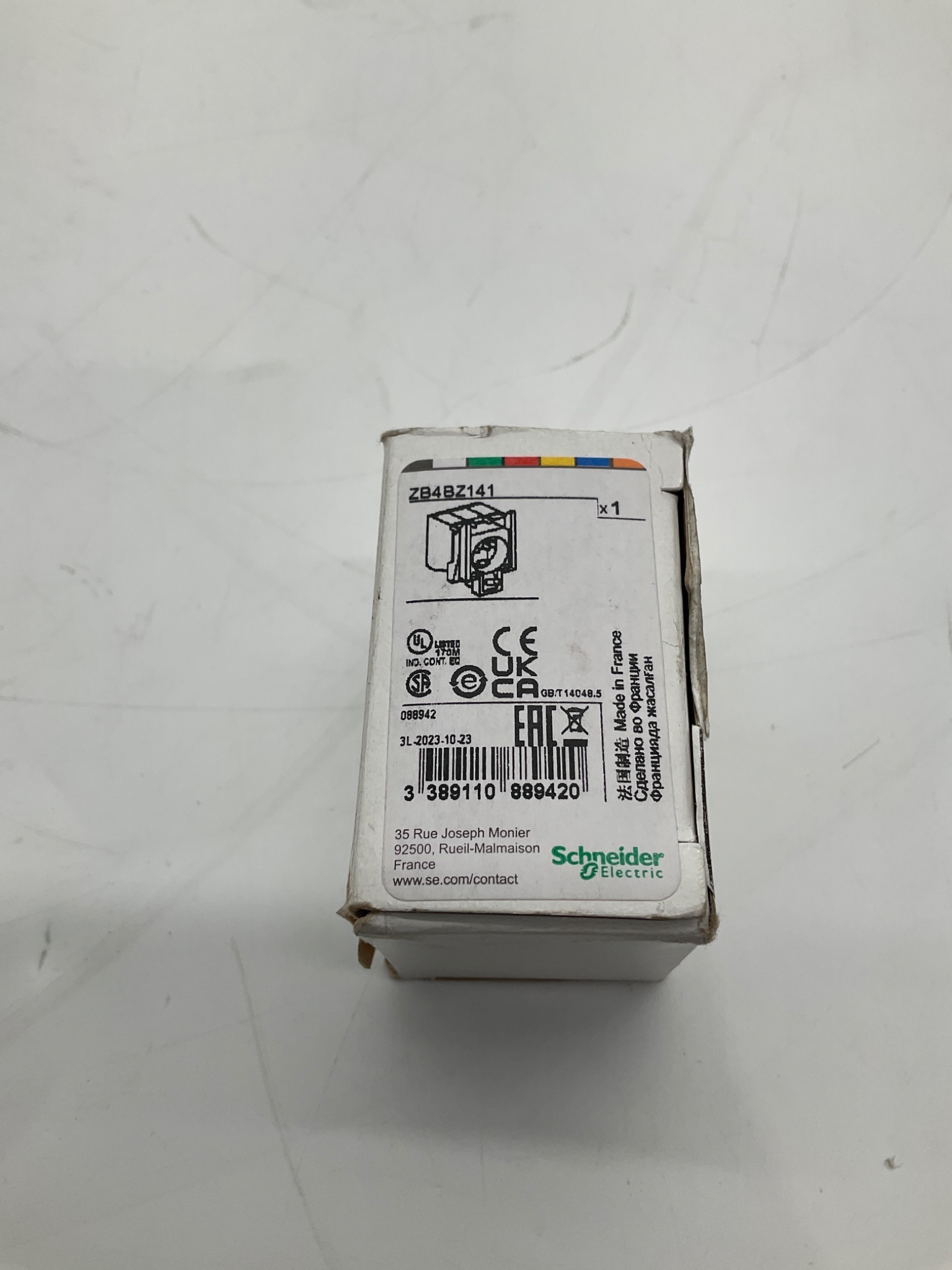 SCHNEIDER ELECTRIC ZB4BZ141 Mounting Collar With Integral LED Block NEW 1