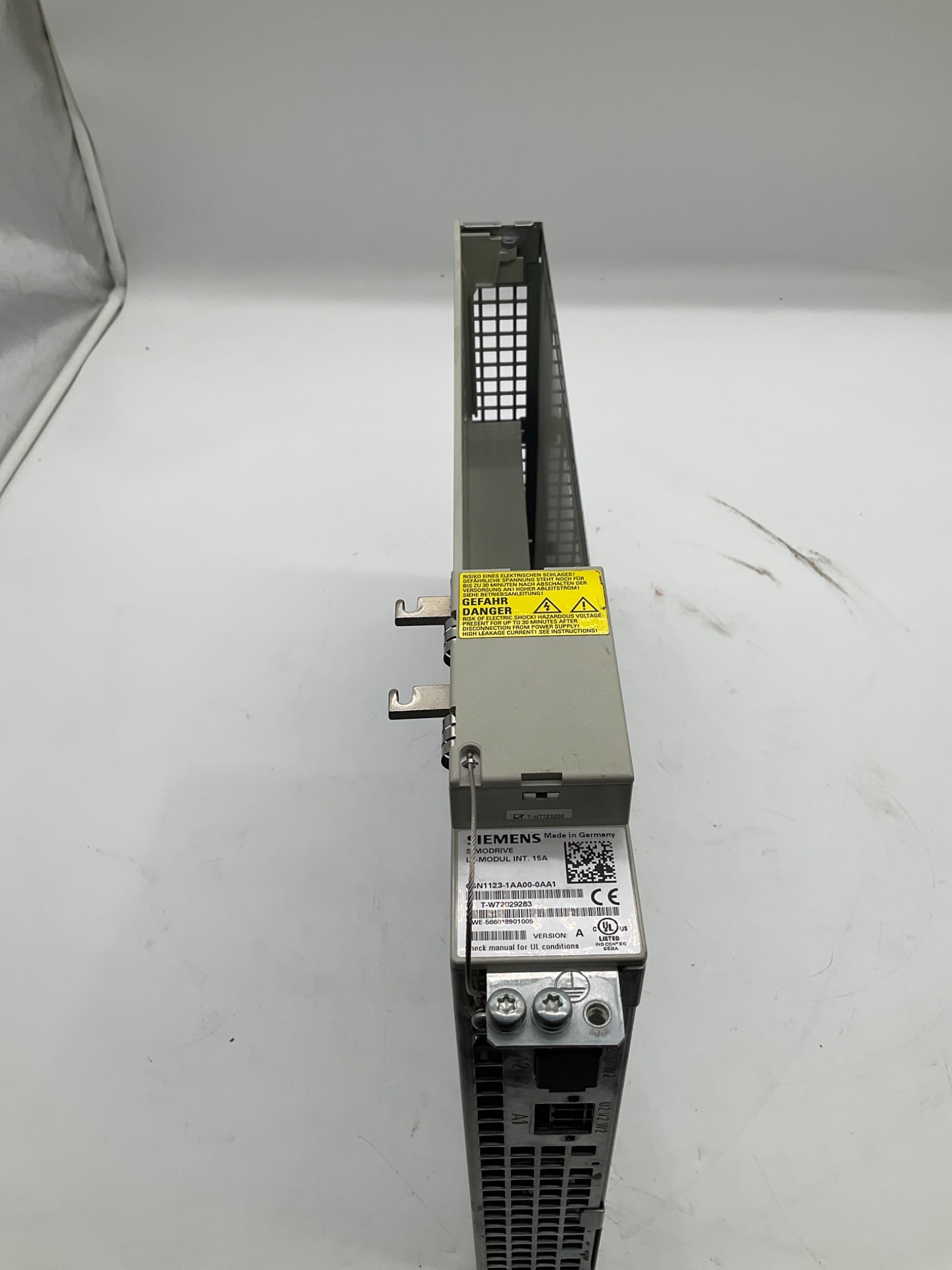 SIEMENS 6SN1123-1AA00-0AA1 SIMODRIVE LT Module INT. 15A USED 0