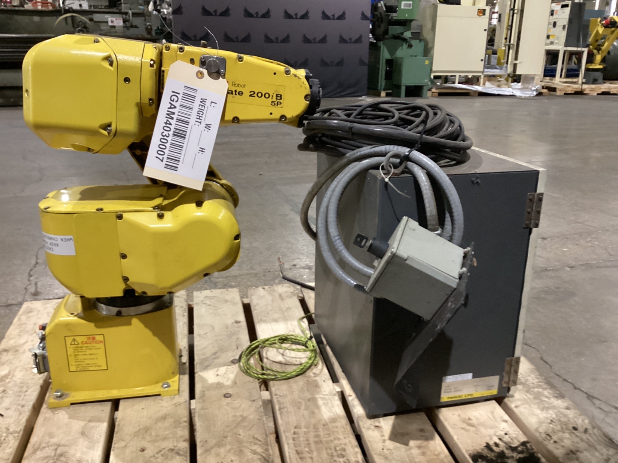 FANUC LR Mate 200iB/5P Complete with R-J3iB Mate Controller USED 1