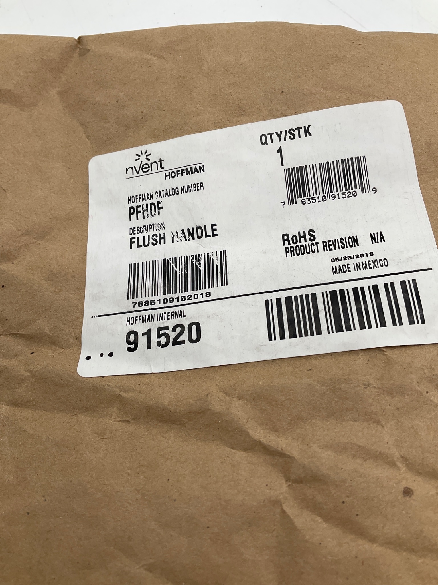 NVENT HOFFMAN PFHDF Flush Handle NEW 1