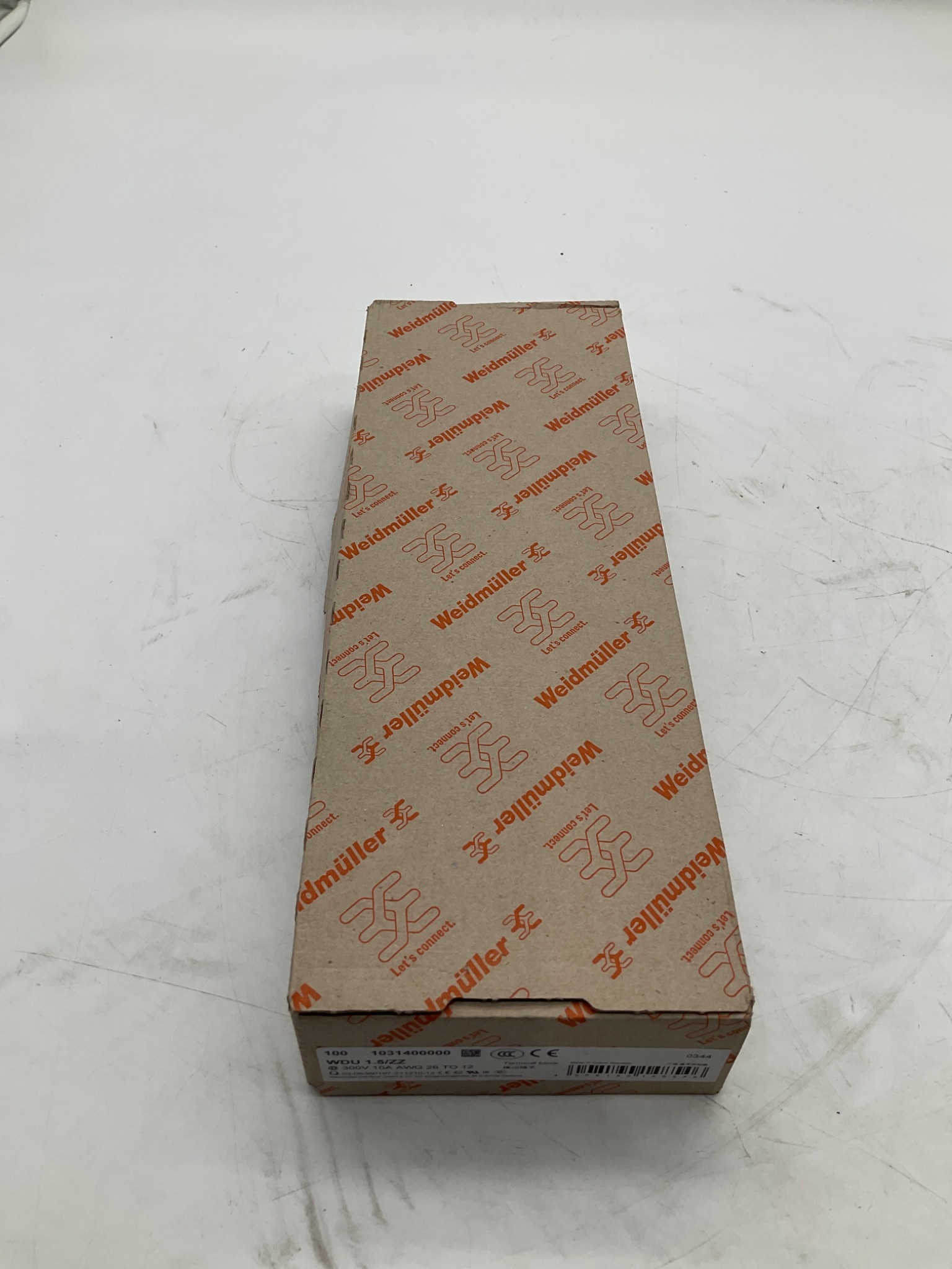 WEIDMULLER 1031400000 WDU 1.5/ZZ Feed Through Terminal Block (Box of 100) NEW 0