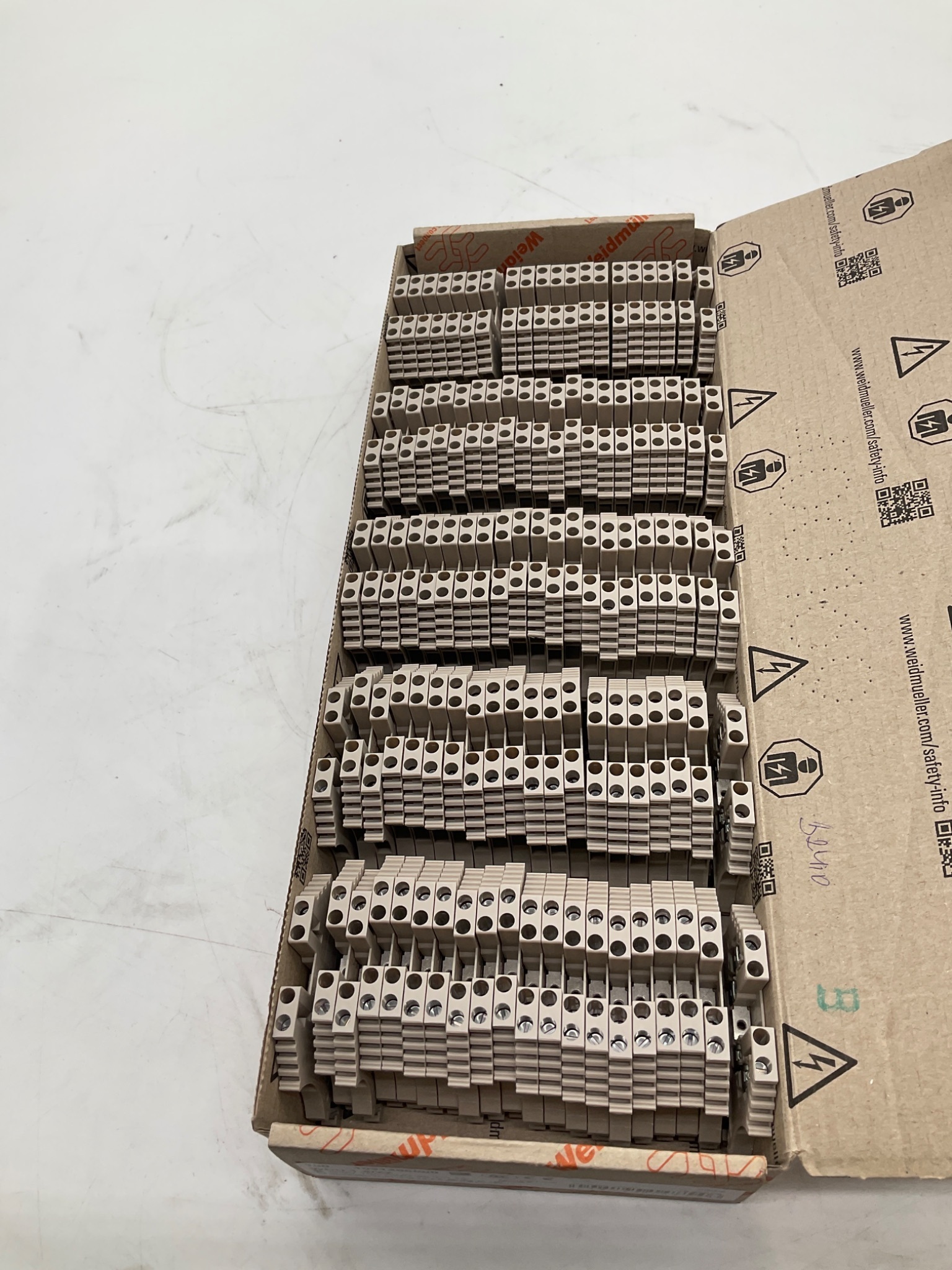 WEIDMULLER 1031400000 WDU 1.5/ZZ Feed Through Terminal Block (Box of 100) NEW 1