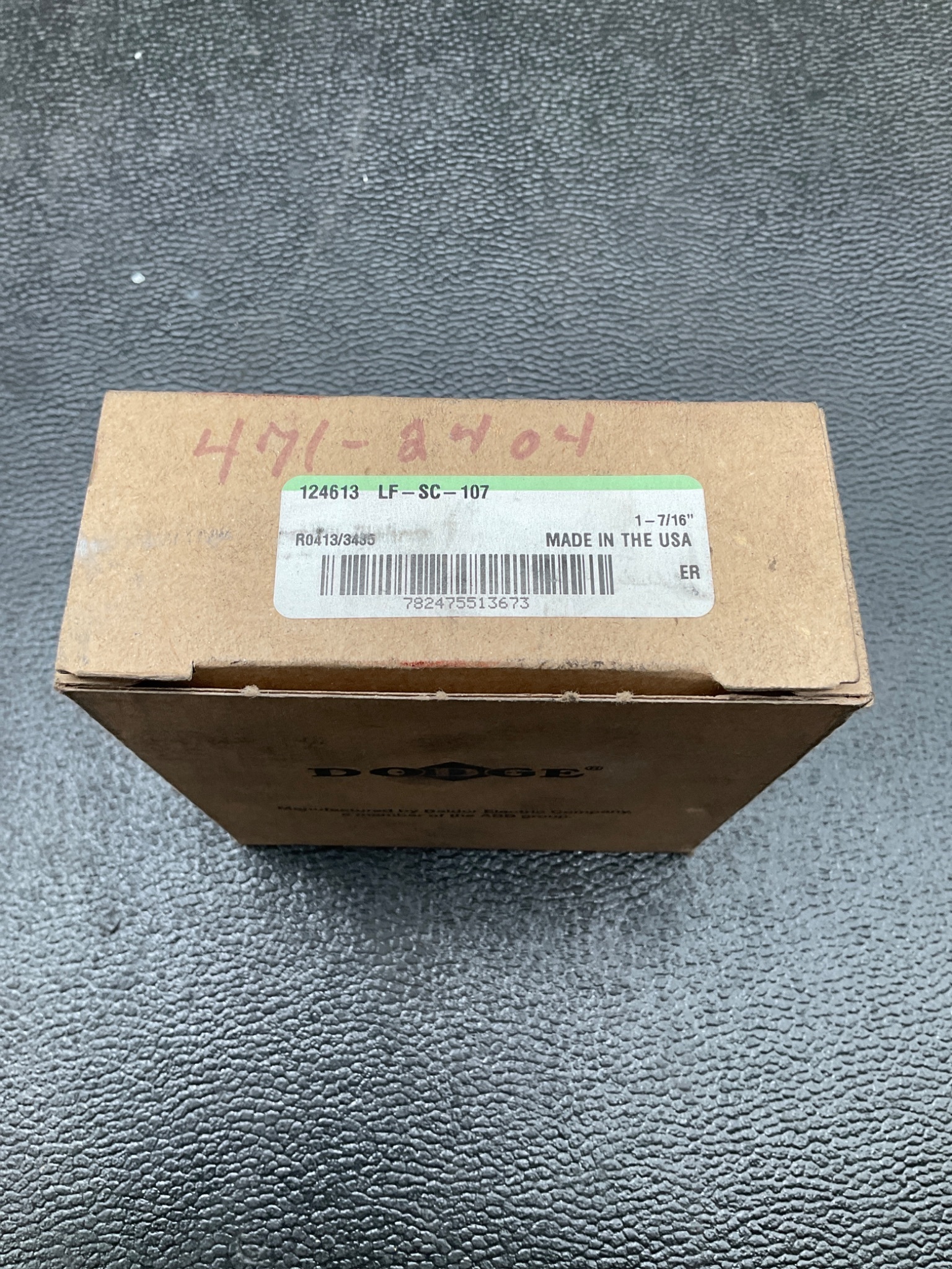 DODGE 124613 LF-SC-107 3 BOLT LIGHT DUTY FLANGE BALL BEARING - NEW 3