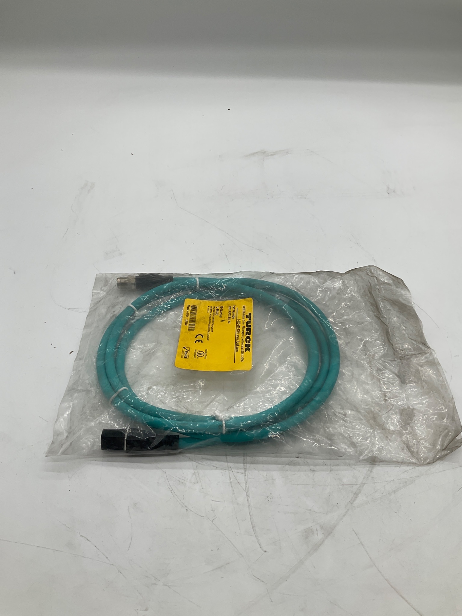 TURCK RSSX-RJ45S-841-2M Ethernet Cordset 2M RJ45 NEW 3