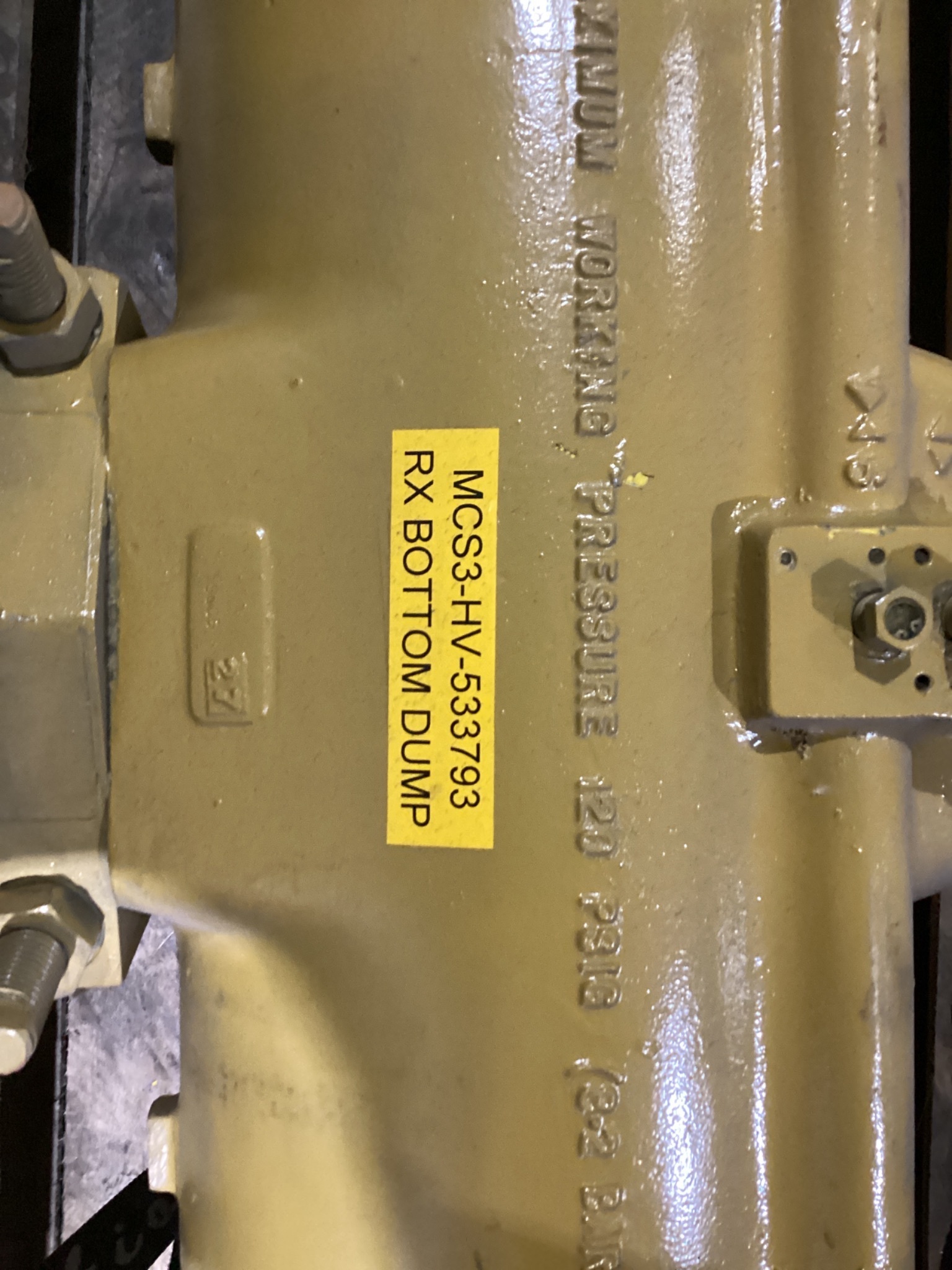 HYTORK EIA-2585-S80-300 Pneumatic Actuated Ball Valve Assembly USED 3