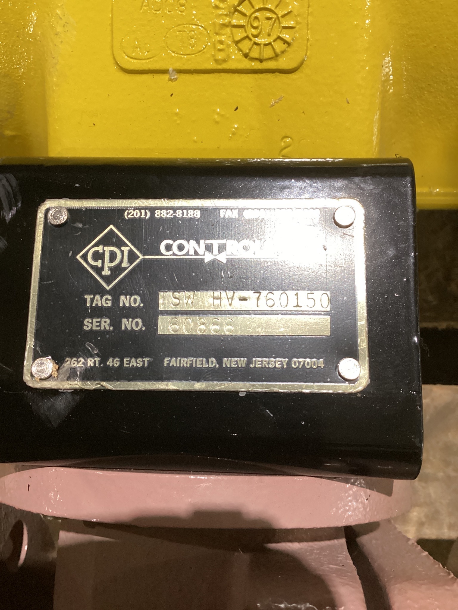 ATOMAC AKH3 PFA Lined Ball Valve With Bettis Pneumatic Actuator NEW 2
