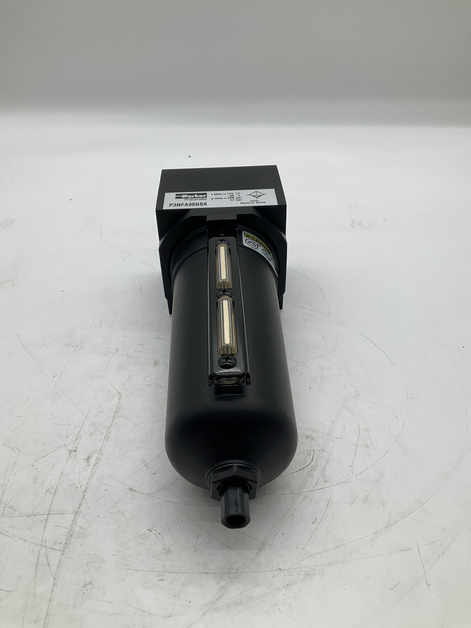 PARKER P3NFA98GSA Compressed Air Filter 250 PSI NEW 1