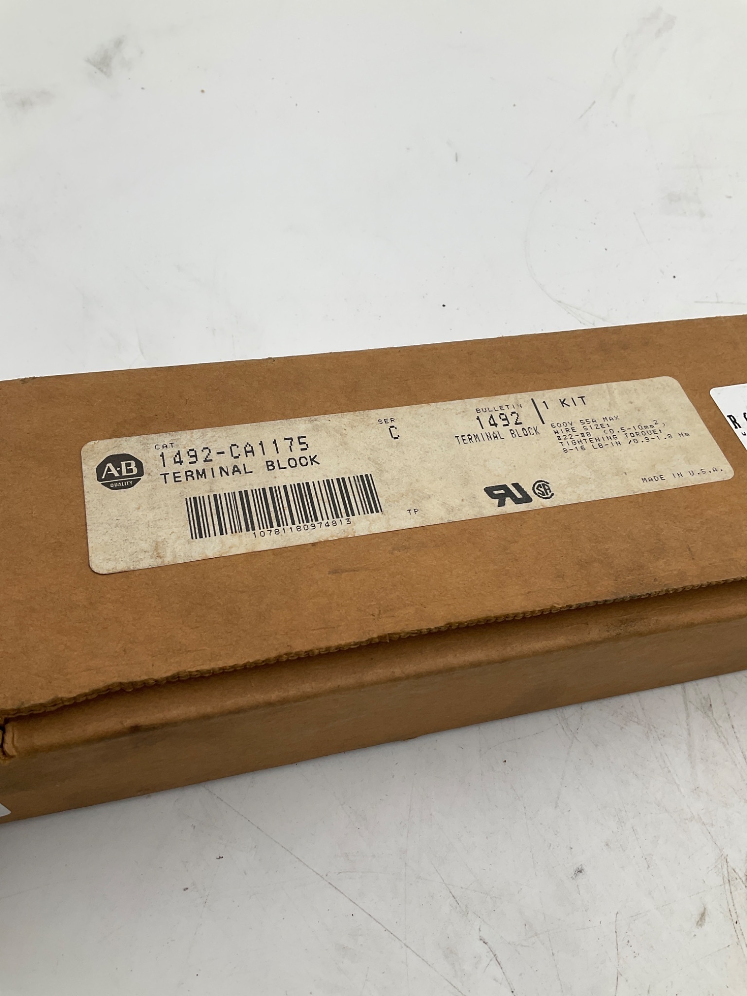 ALLEN-BRADLEY 1492-CA1175 Terminal Block Assembly Kit NEW 2