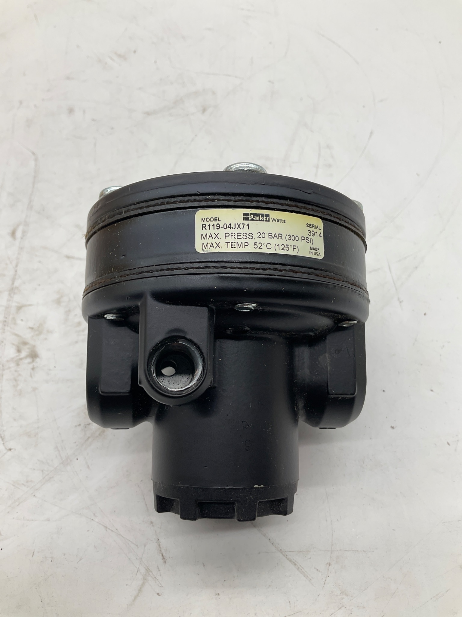 PARKER R119-04JX71 Pneumatic Pressure Regulator USED 0