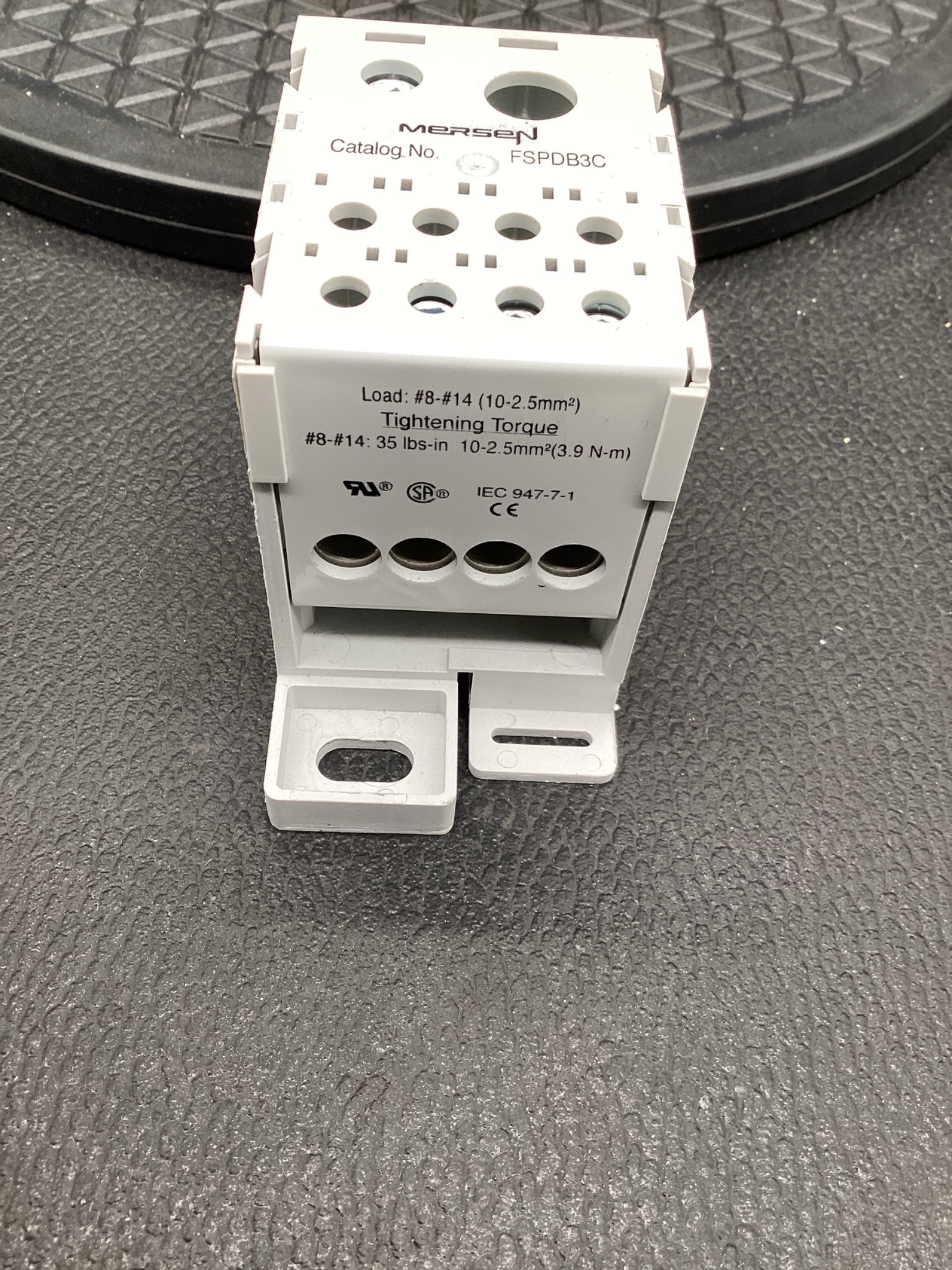 MERSEN FSPDB3C Power Distribution Block 310A 3-Pole 1500V NEW 1