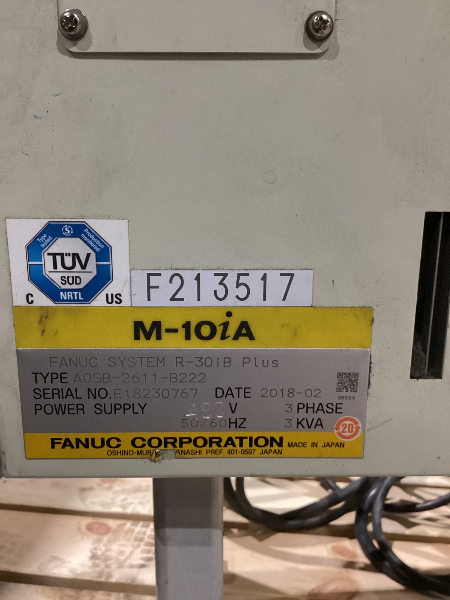 FANUC M-10iA/12 Complete With R-30iB Plus Controller USED 6