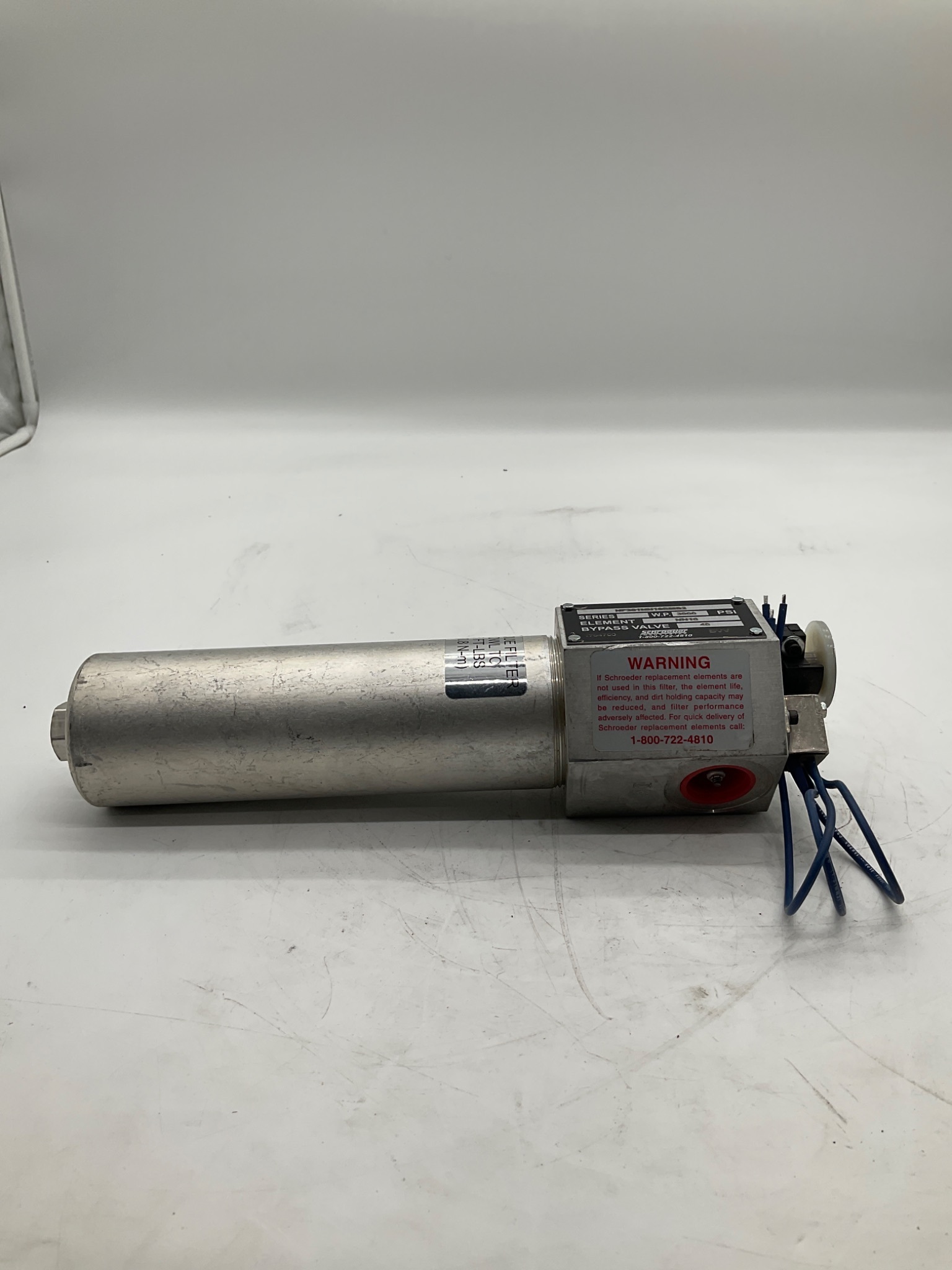 SCHROEDER NF301NN10SMS2 Hydraulic Filter 3000 PSI USED 0