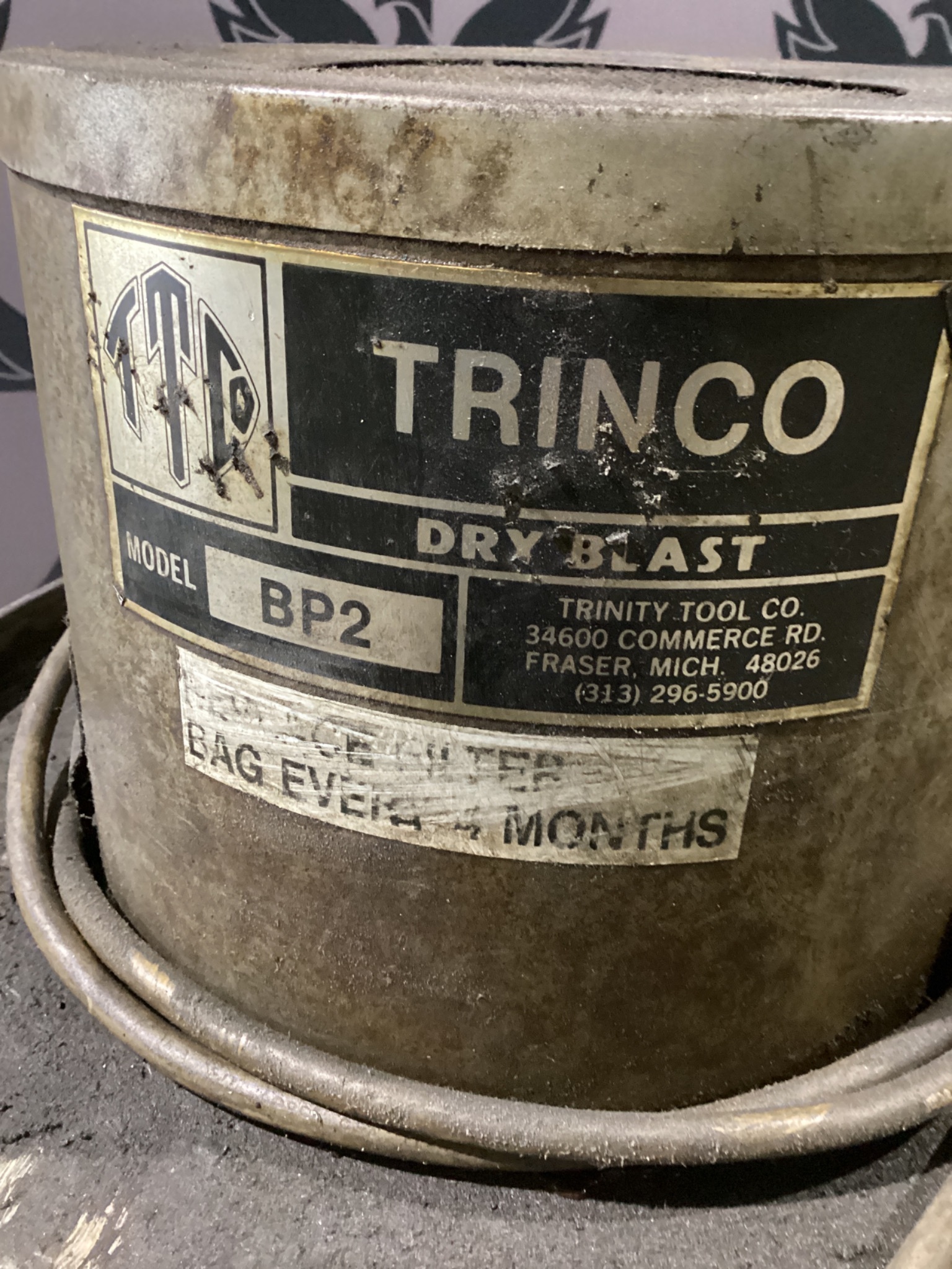 TRINCO BP2 Dry Blast Dust Collector USED 1