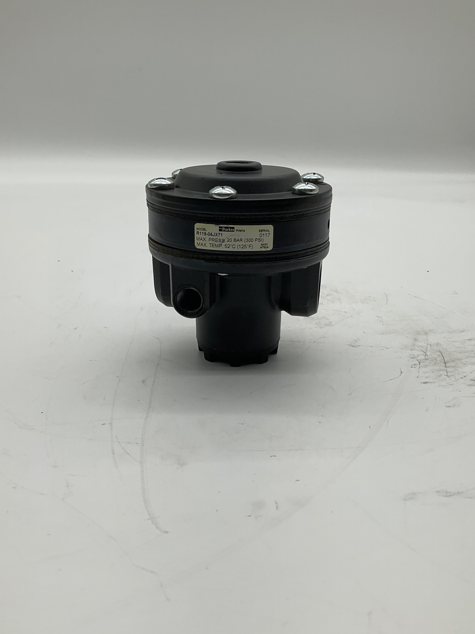 PARKER R119-04JX71 Pneumatic Pressure Regulator USED 3
