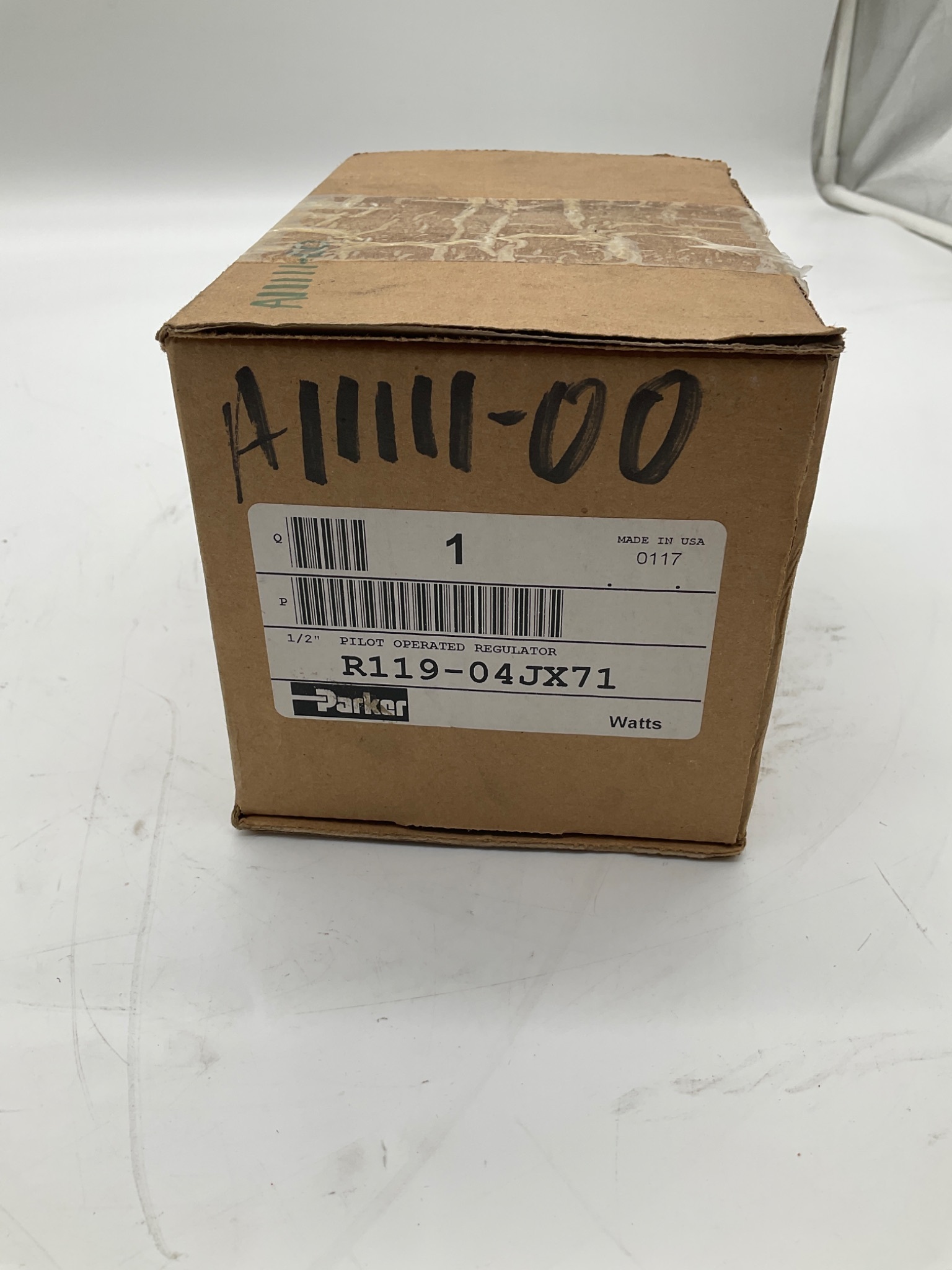 PARKER R119-04JX71 Pneumatic Pressure Regulator USED 4