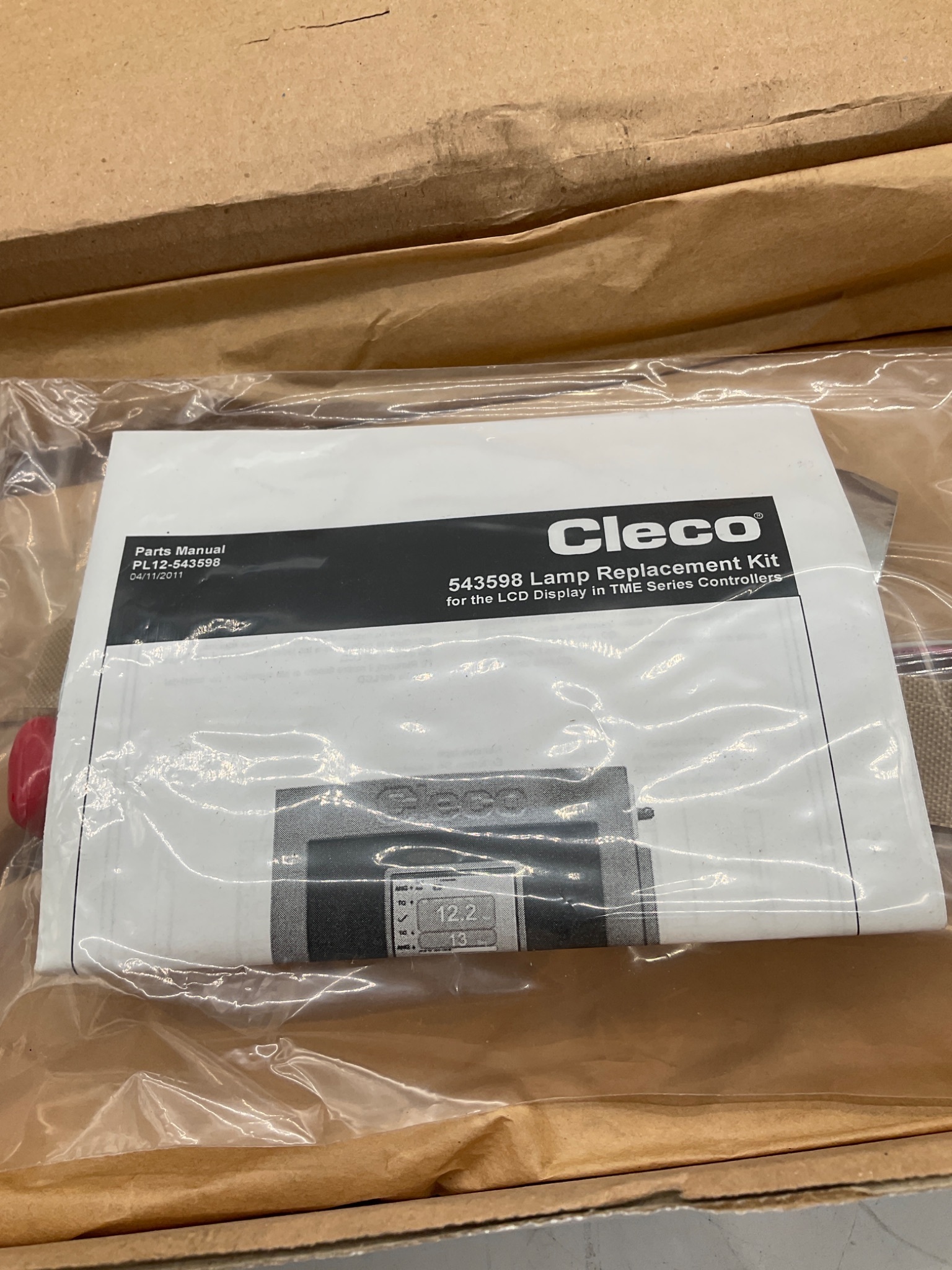 CLECO 543598 Lamp Replacement Kit For TME Series Controllers NEW 1
