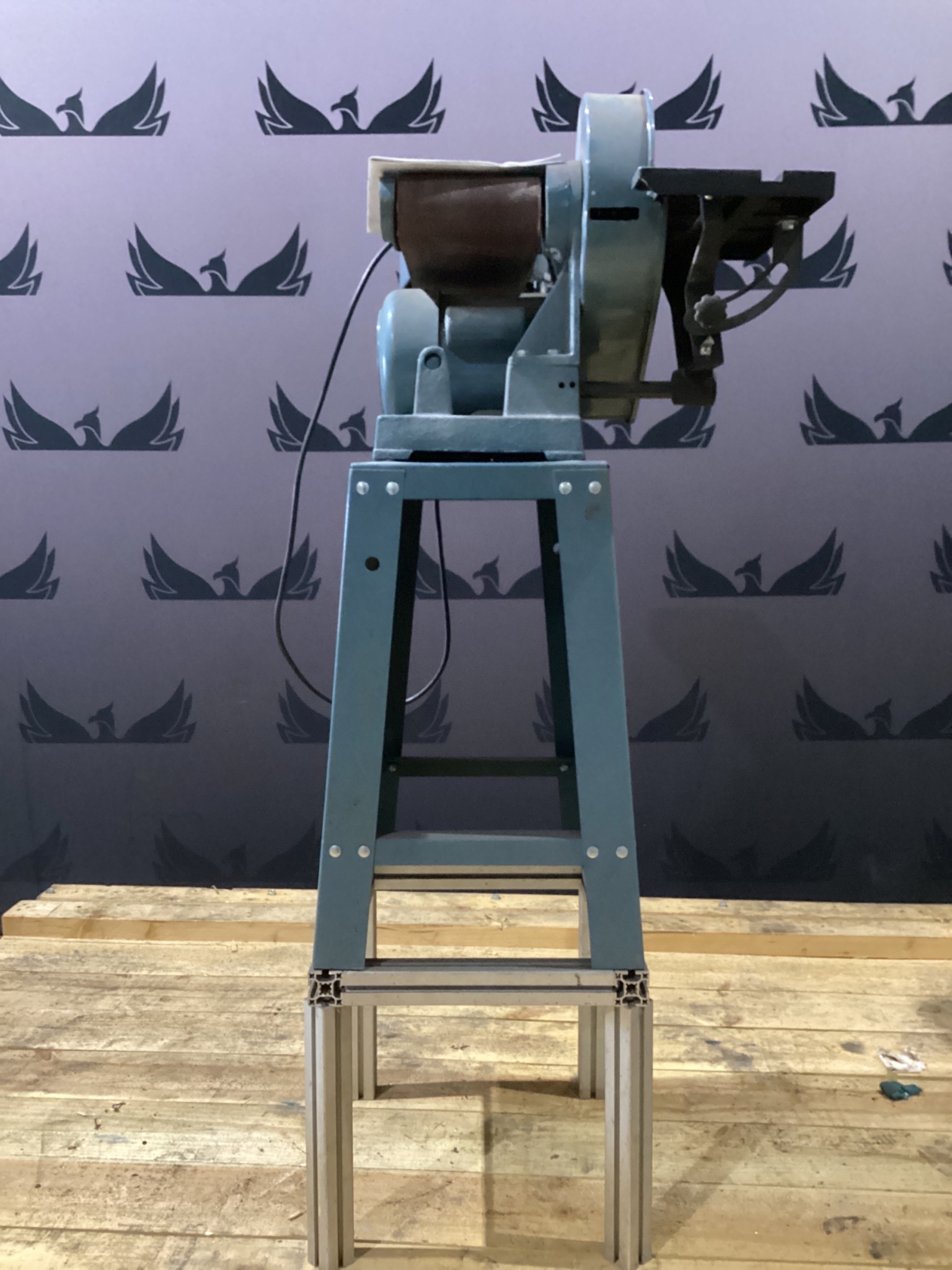 6 In x 48 In Belt And 9 In Disc Sander With Stand USED 0