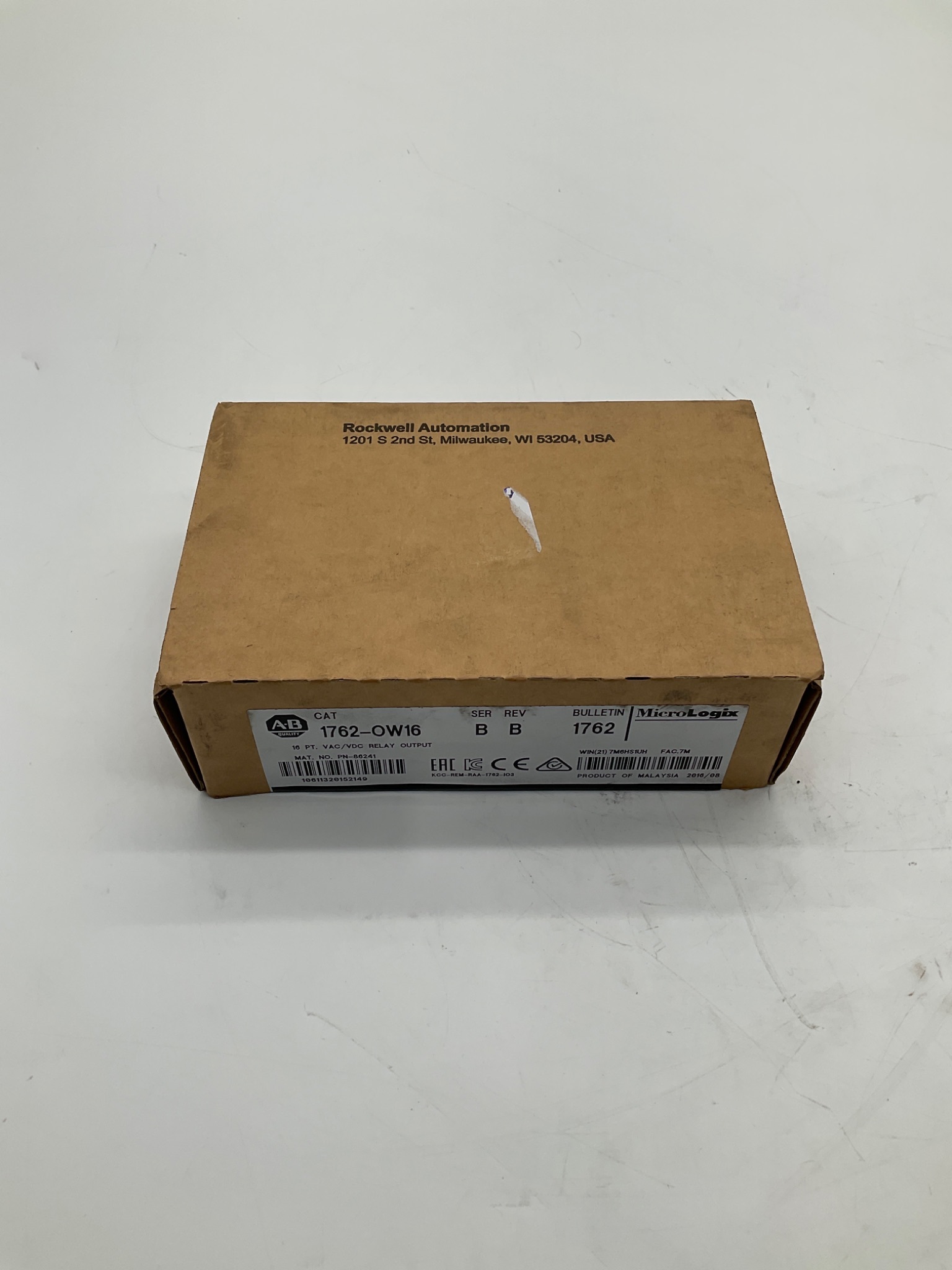 ALLEN-BRADLEY 1762-OW16 MicroLogix 16 Point Relay Output Module NEW 3