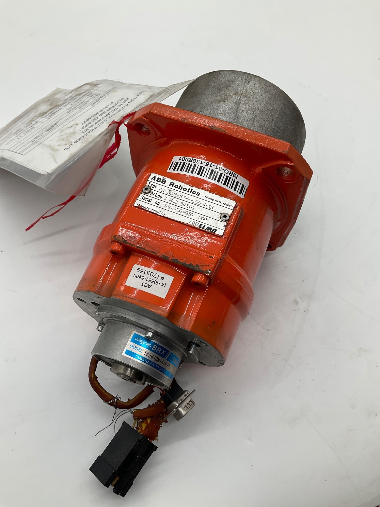 ABB ROBOTICS PS 90/6-57-P-LSS-4145 Servo Motor USED 4
