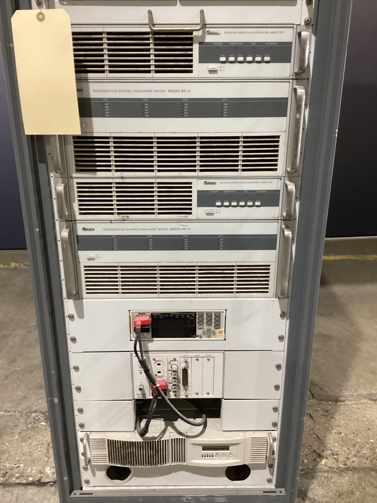 CHROMA 17020 Regenerative Battery Pack Test System 380V 75A USED 7