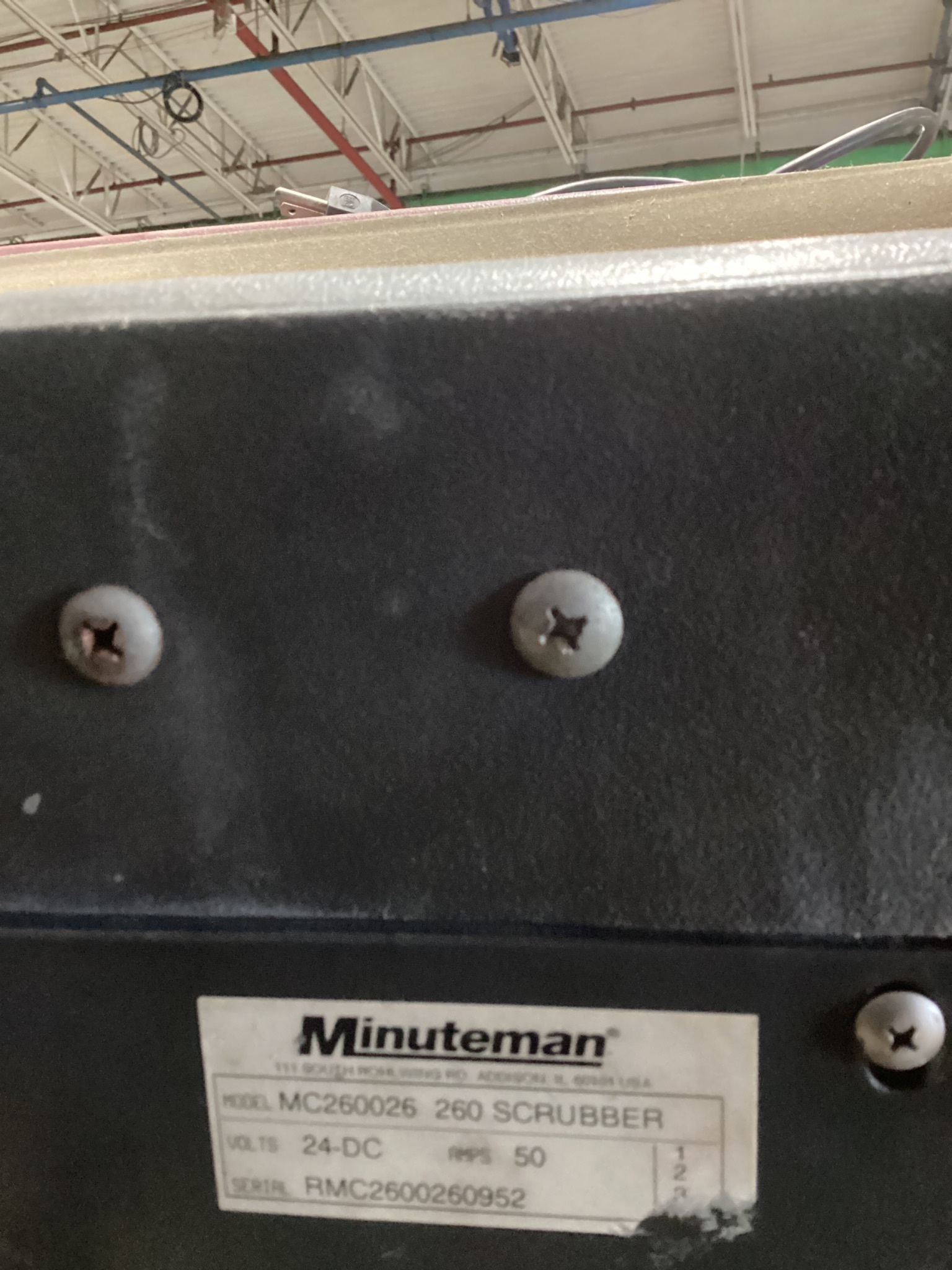 MINUTEMAN MC260026 260 Walk-Behind Floor Scrubber With Charger USED 5