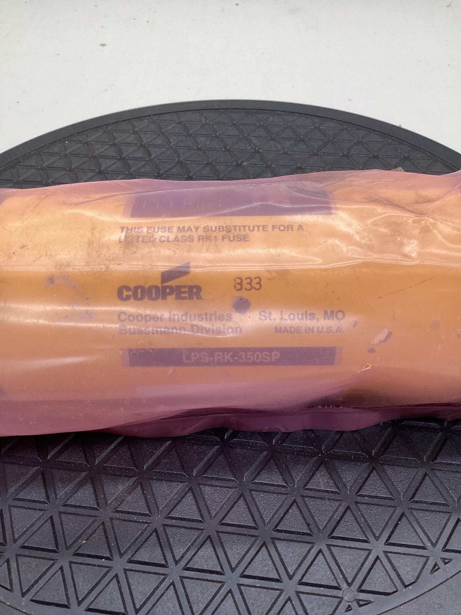 COOPER BUSSMANN LPS-RK-350SP LOW-PEAK Class RK1 Fuse 350A NEW 1