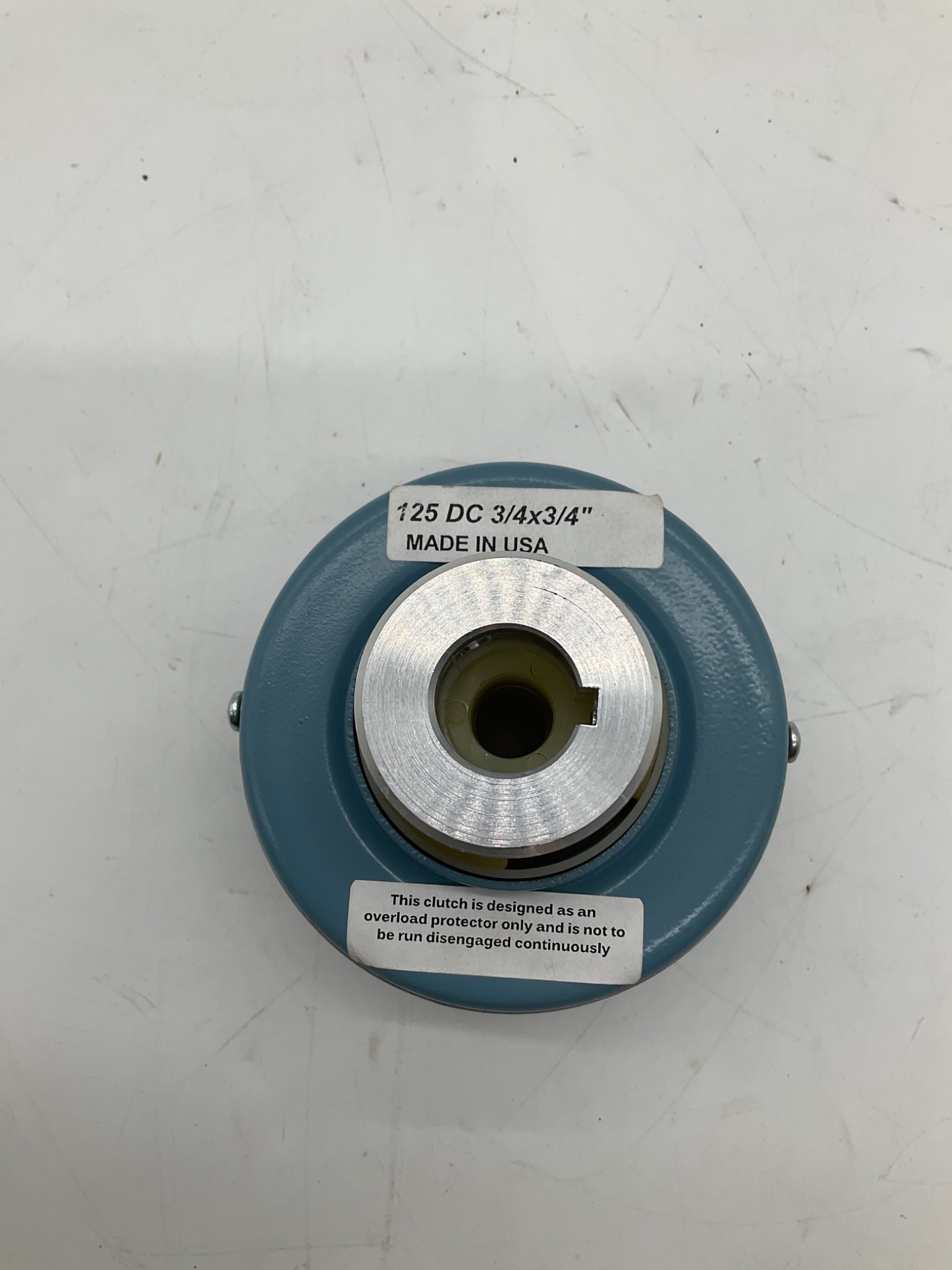 HERSEY CLUTCH CO. 125 DC 3/4" x 3/4" Overload Clutch NEW 3