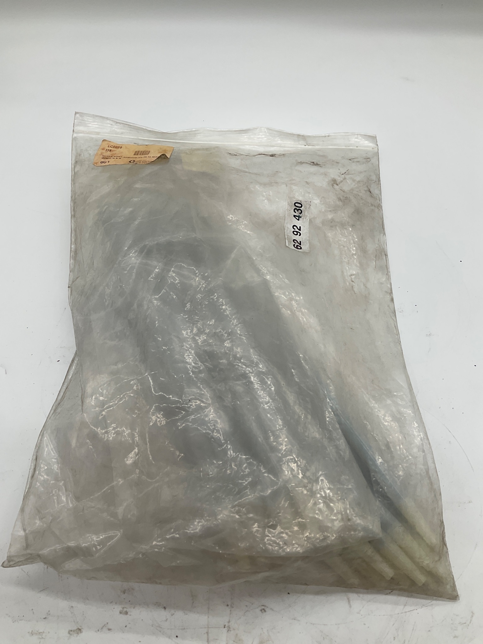 GRACO LC0059 Mixer Shroud 3/8-36 For 10 Mixer System NEW 0