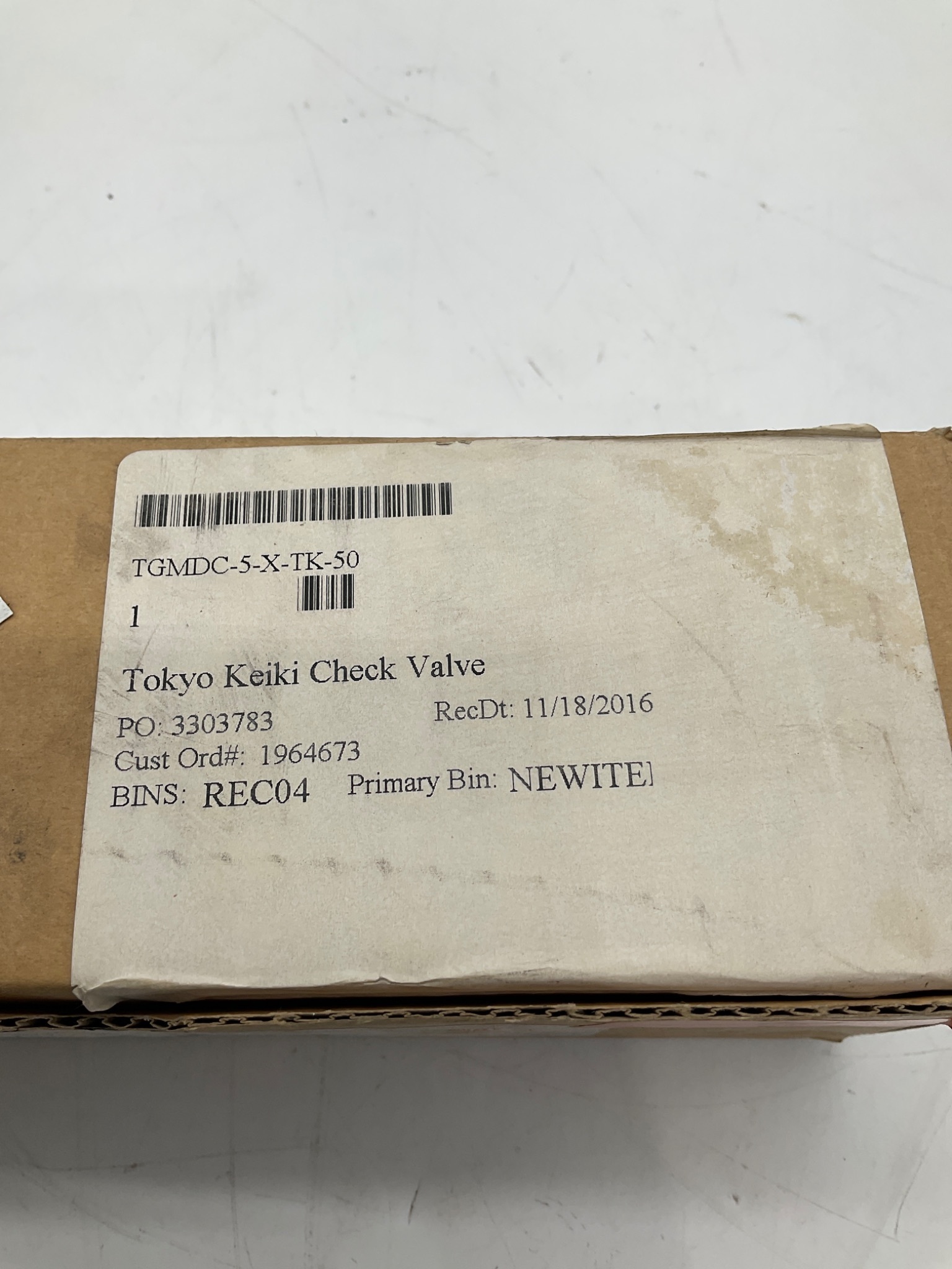 TOKYO KEIKI TGMDC-5-X-TK-50 Stack Valve NEW 4
