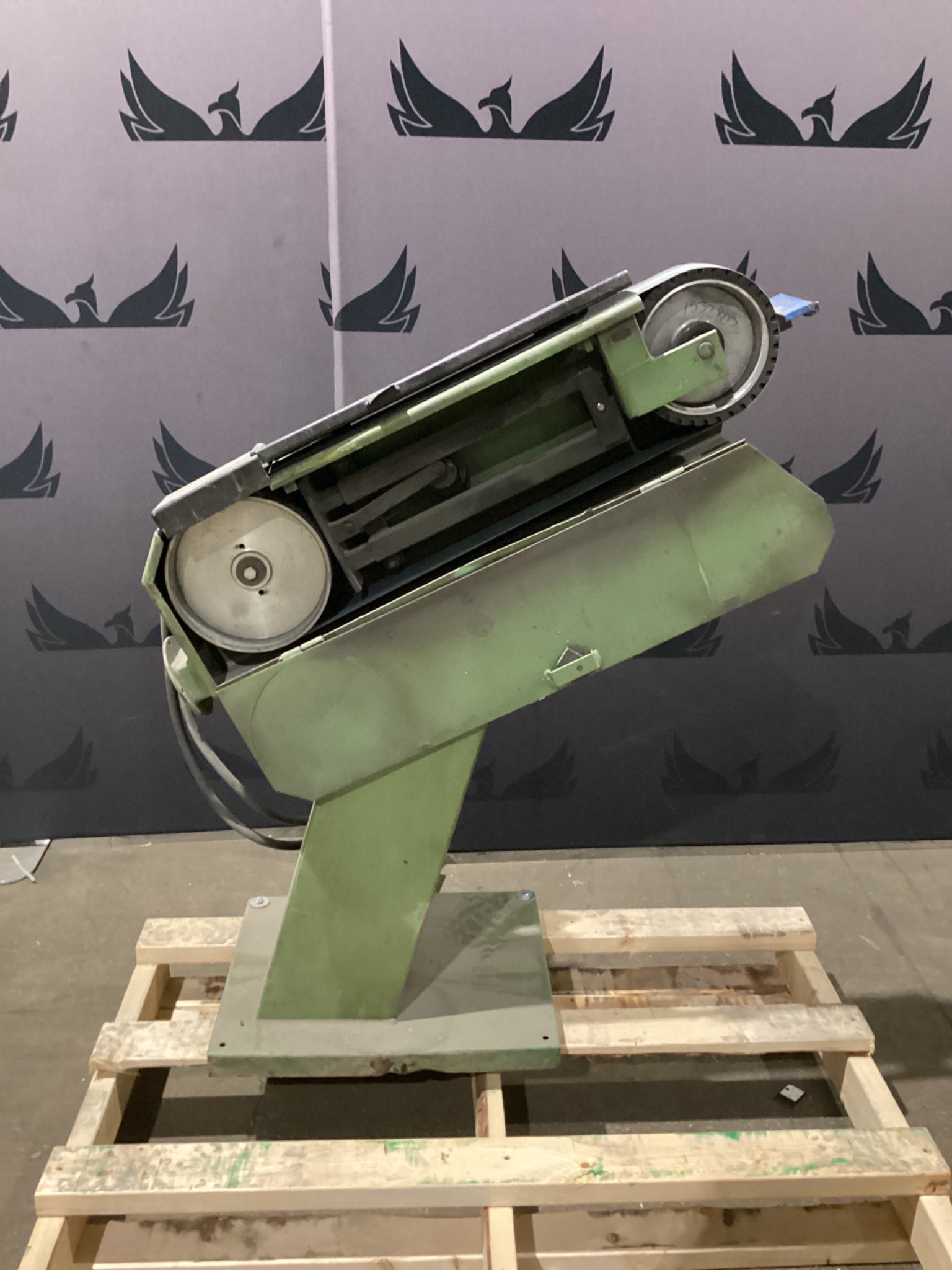 HM TAS-75 75 x 2000mm Abrasive Belt Grinder USED 0