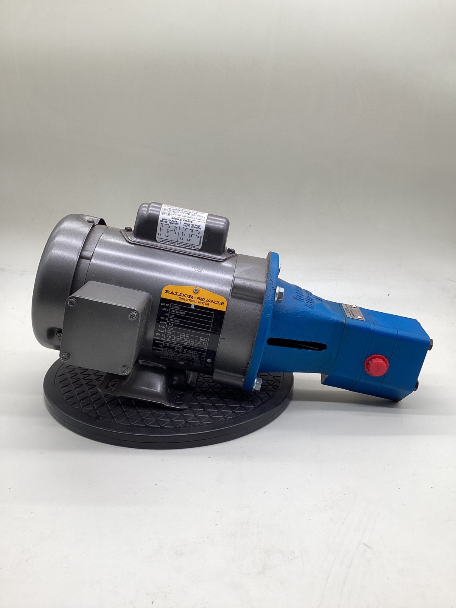 BALDOR CL3501 Motor With VIKING SG0518G0V Internal Gear Pump USED 0