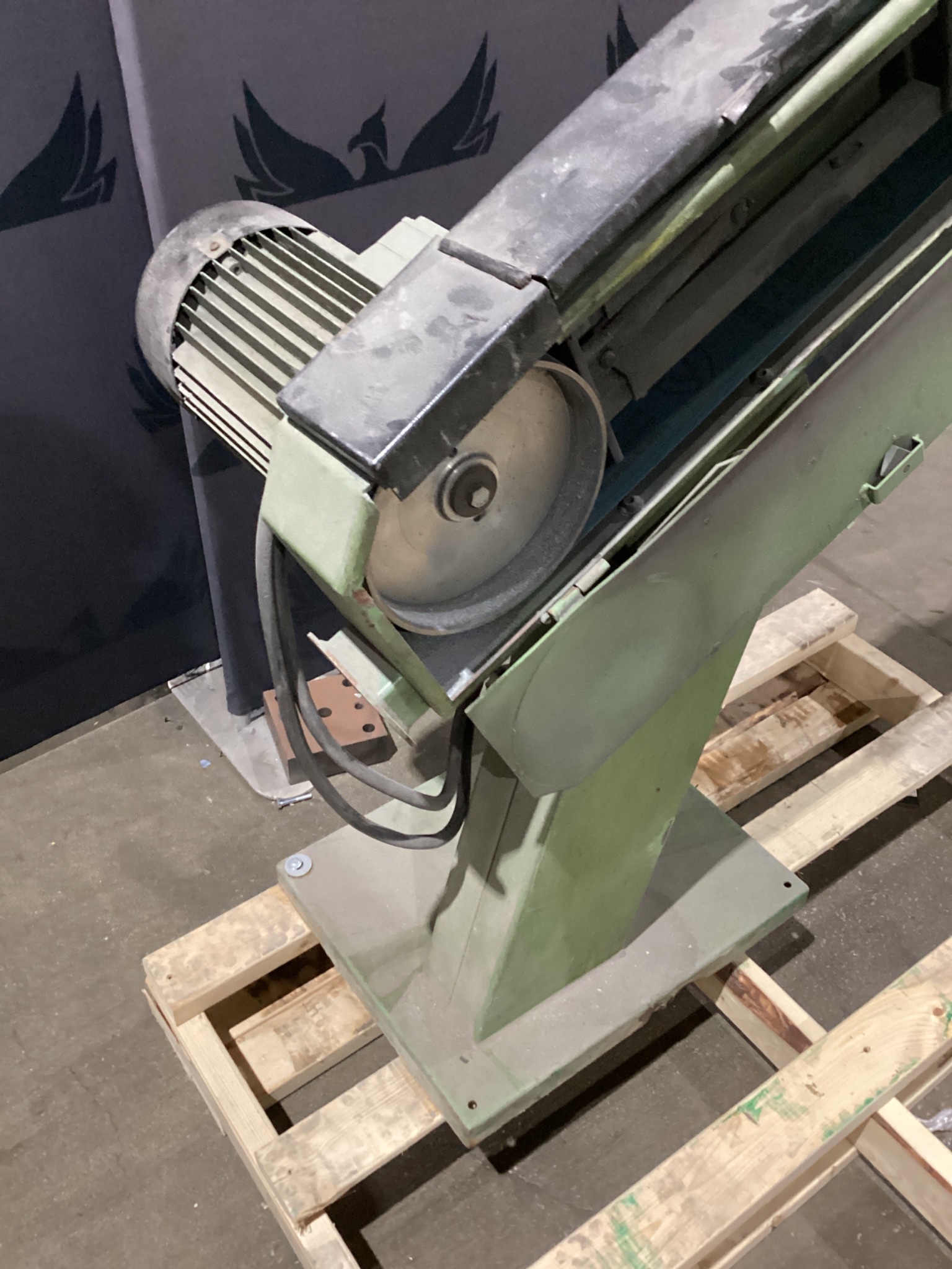 HM TAS-75 75 x 2000mm Abrasive Belt Grinder USED 1